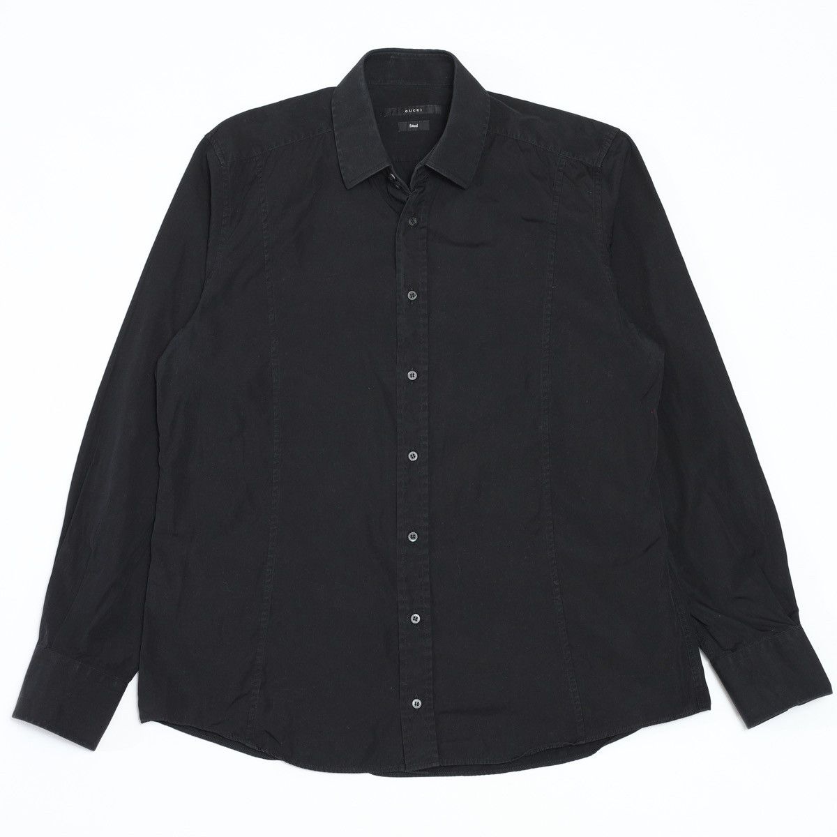 Gucci Gucci Cotton Black Shirt Size US L / EU 52-54 / 3 - 1 Thumbnail