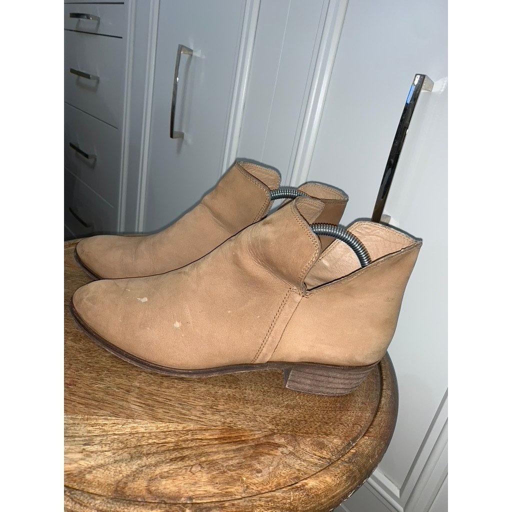 Splendid Splendid Women's Brown Ankle Booties Low Block Heel Size US 10 / IT 40 - 3 Thumbnail