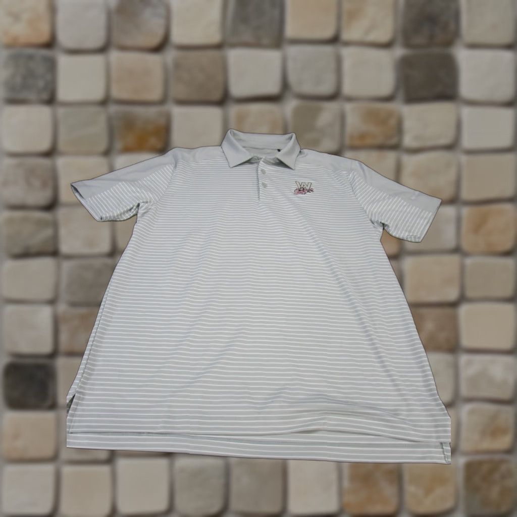Vintage Columbia Polo Shirt Mens Large Omni Wick Striped Golf Gray Polo Shirt Mens Large Omni Wick Striped Gray Golf Size US L / EU 52-54 / 3 - 1 Thumbnail