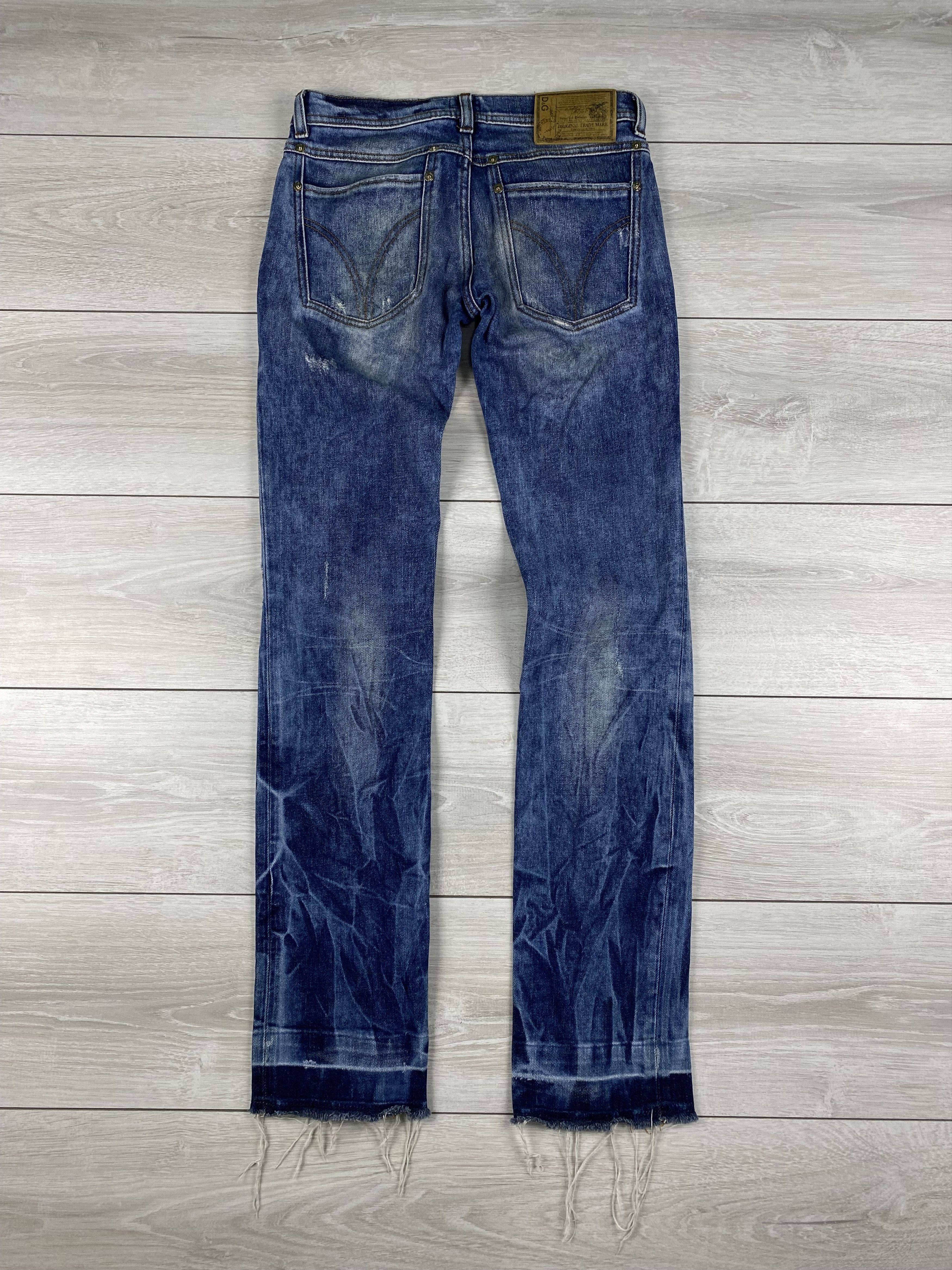 Dolce & Gabbana Rare vintage Dolce & Gabbana women distressed washed jeans Size 24" / US 00 / IT 34 - 6 Thumbnail