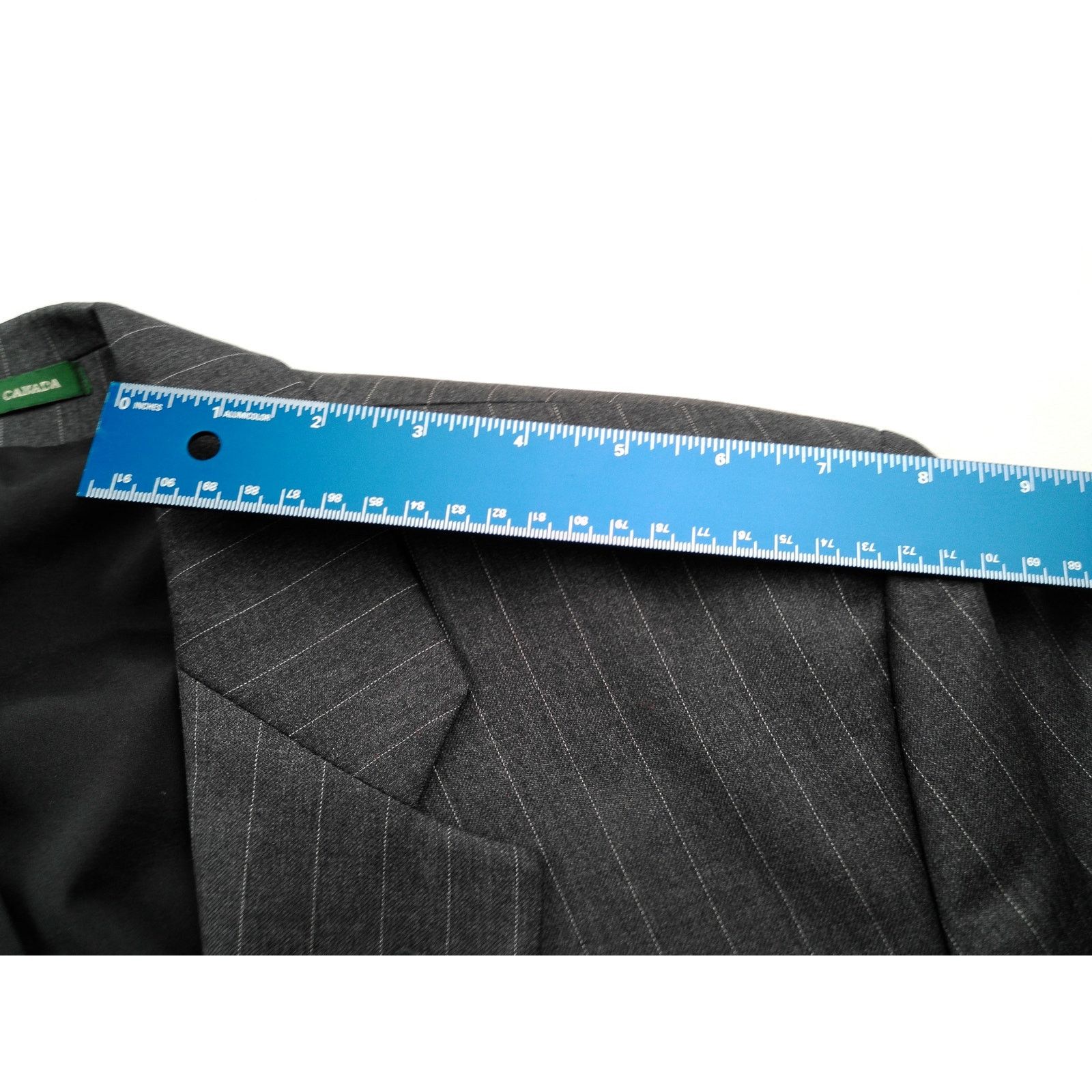 Ralph Lauren Ralph Lauren Wool Charcoal Pin Stripe Suit Jacket Men's 44L Size 44L - 8 Thumbnail