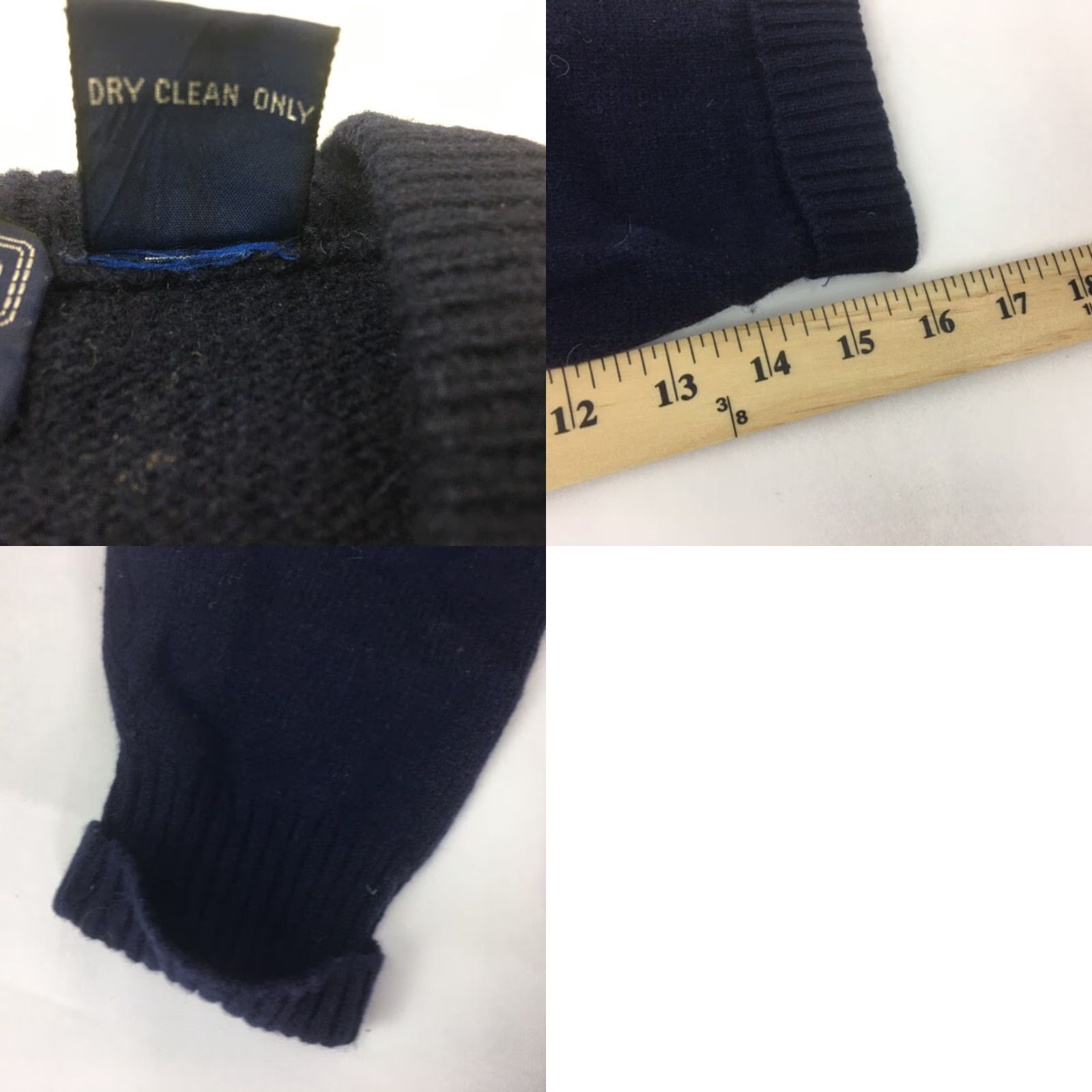 Vintage Vintage Damon Men’s Lambswool V-Neck Pullover Sweater M Navy Winter Casual Size US M / EU 48-50 / 2 - 8 Thumbnail