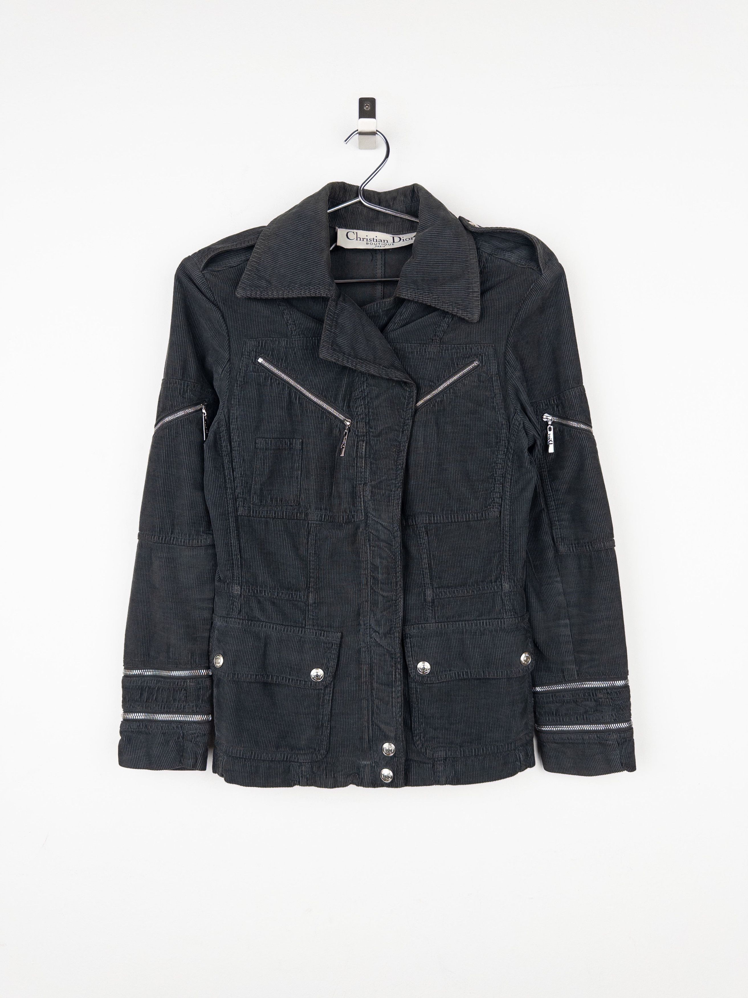Dior by Galliano AW04 Hardcore Star Zipper M-65 Field Jacket Size XS / US 0-2 / IT 36-38 - 1 Thumbnail