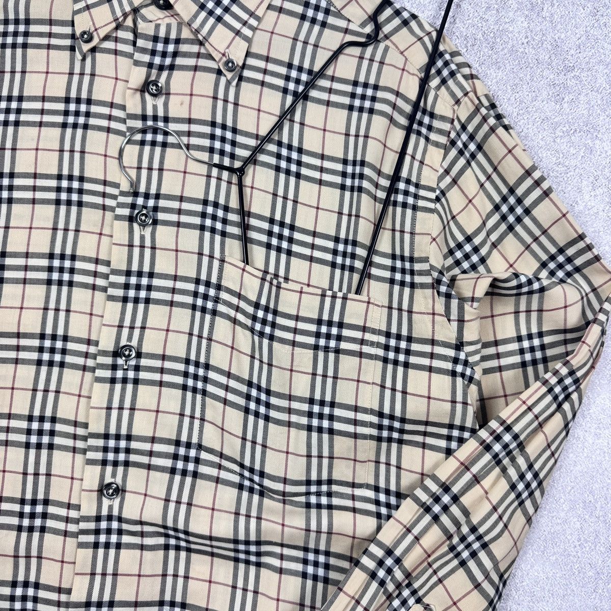 Burberry × Vintage VINTAGE BURBERRY LONDON NOVA CHECK SHIRT SIZE 39 / M Size US M / EU 48-50 / 2 - 4 Thumbnail