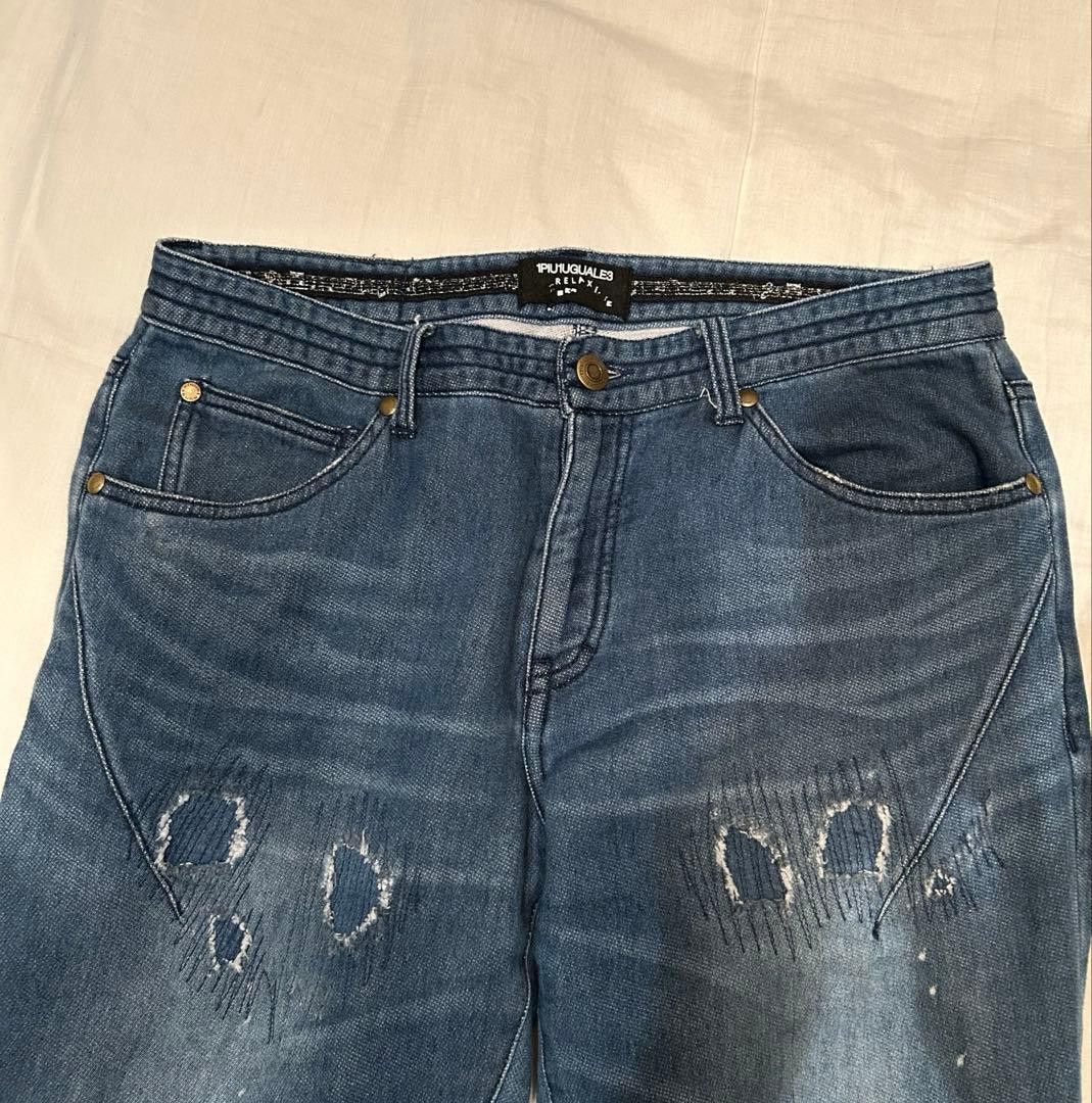 Number (N)ine Distressed Denim Jeans Size US 32 / EU 48 - 3 Thumbnail