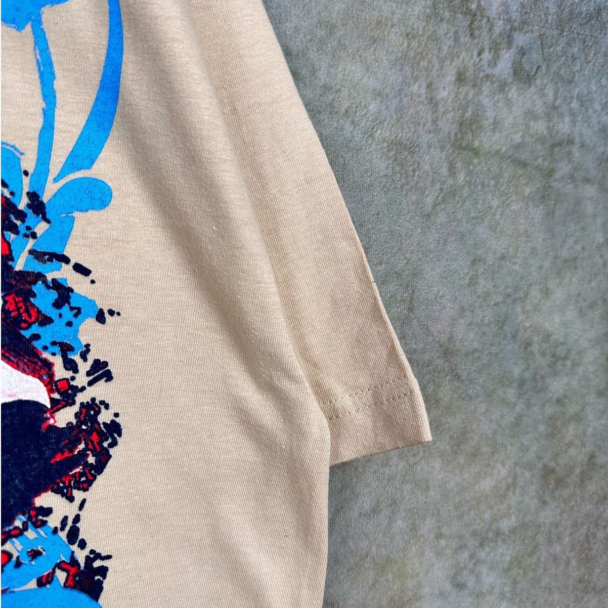Vintage Michael Jackson Memorial Graphic T Shirt XL Tan King of Pop Size US XL / EU 56 / 4 - 5 Thumbnail