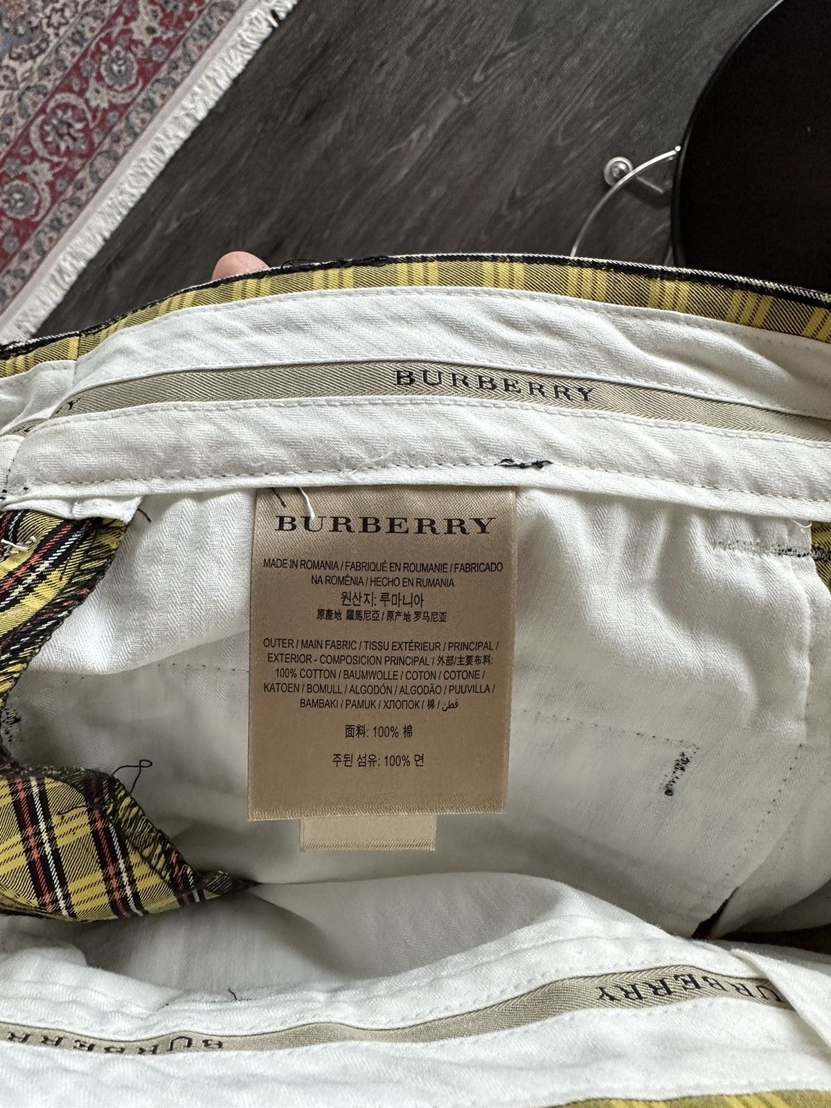 Burberry Burberry London Checkered Pants Size US 29 - 6 Thumbnail