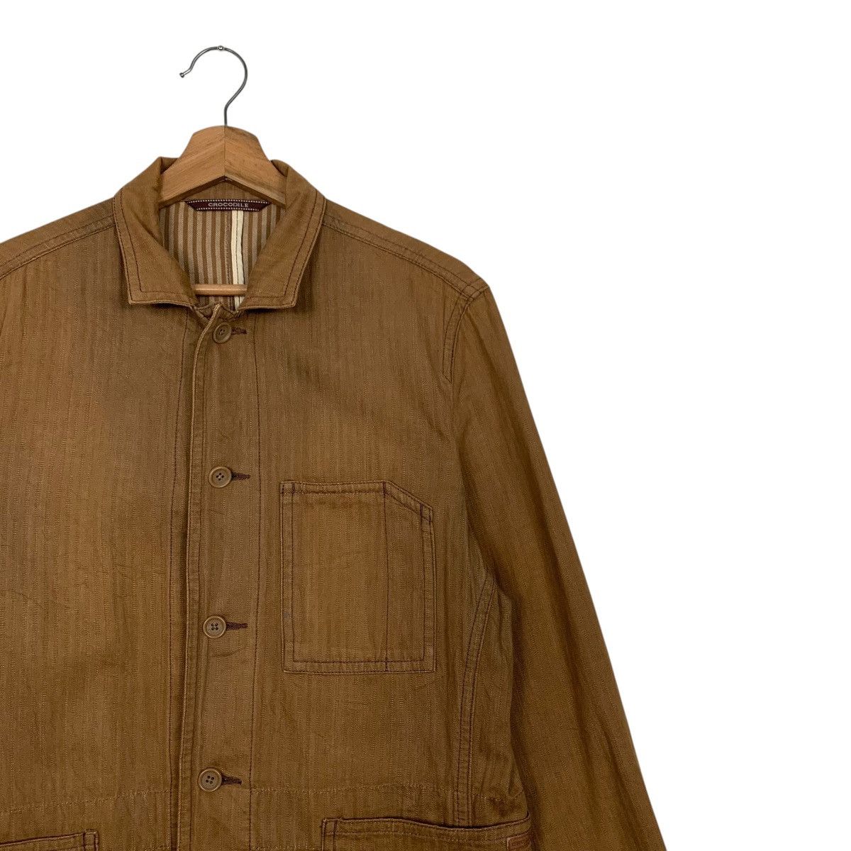 Japanese Brand Vintage 90’s CROCODILE Casual Work Jacket #2823-C127 Size US M / EU 48-50 / 2 - 4 Thumbnail