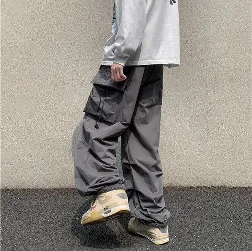 Japanese Brand × Vintage Parachute Pants (Grey) Size US 31 - 4 Thumbnail