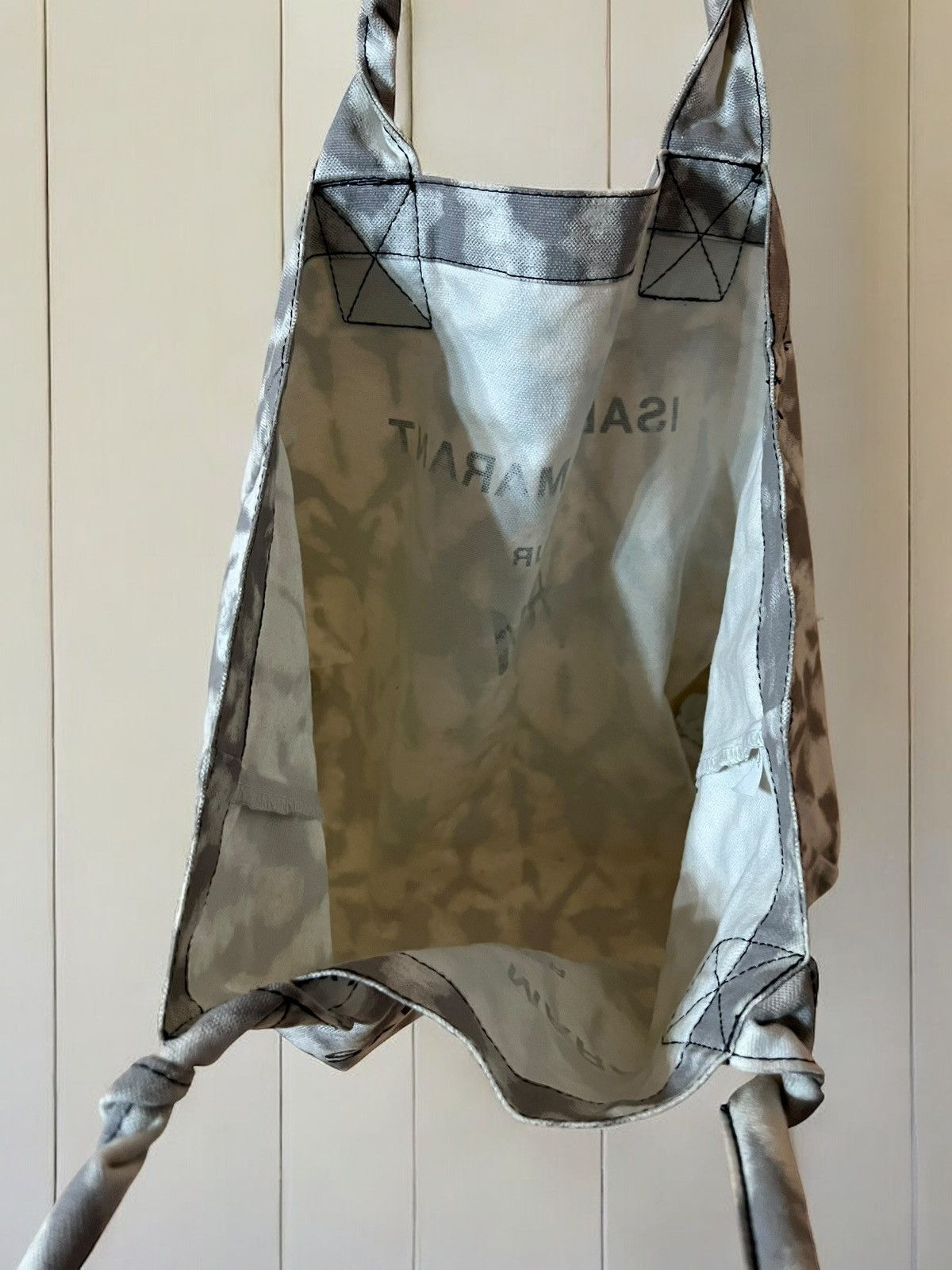 Comme des Garcons × Isabel Marant ISABEL MARANT DYED HANDBAG for H&M TWO SIDE LOGO Y2K Size ONE SIZE - 4 Thumbnail