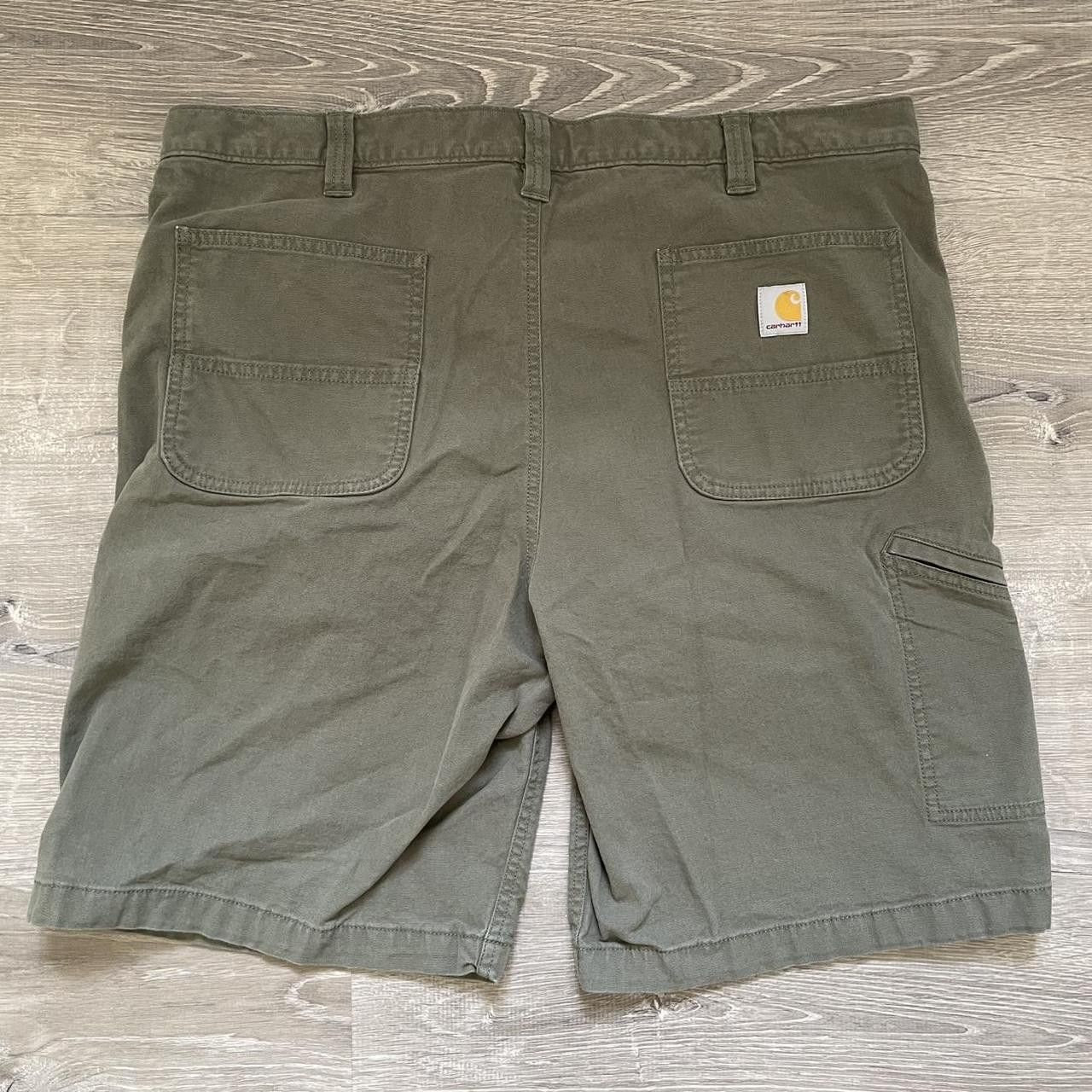 Carhartt × Vintage Vintage Y2K 90's Olive Green Carhartt Carpenter Shorts Size US 40 / EU 56 - 1 Thumbnail