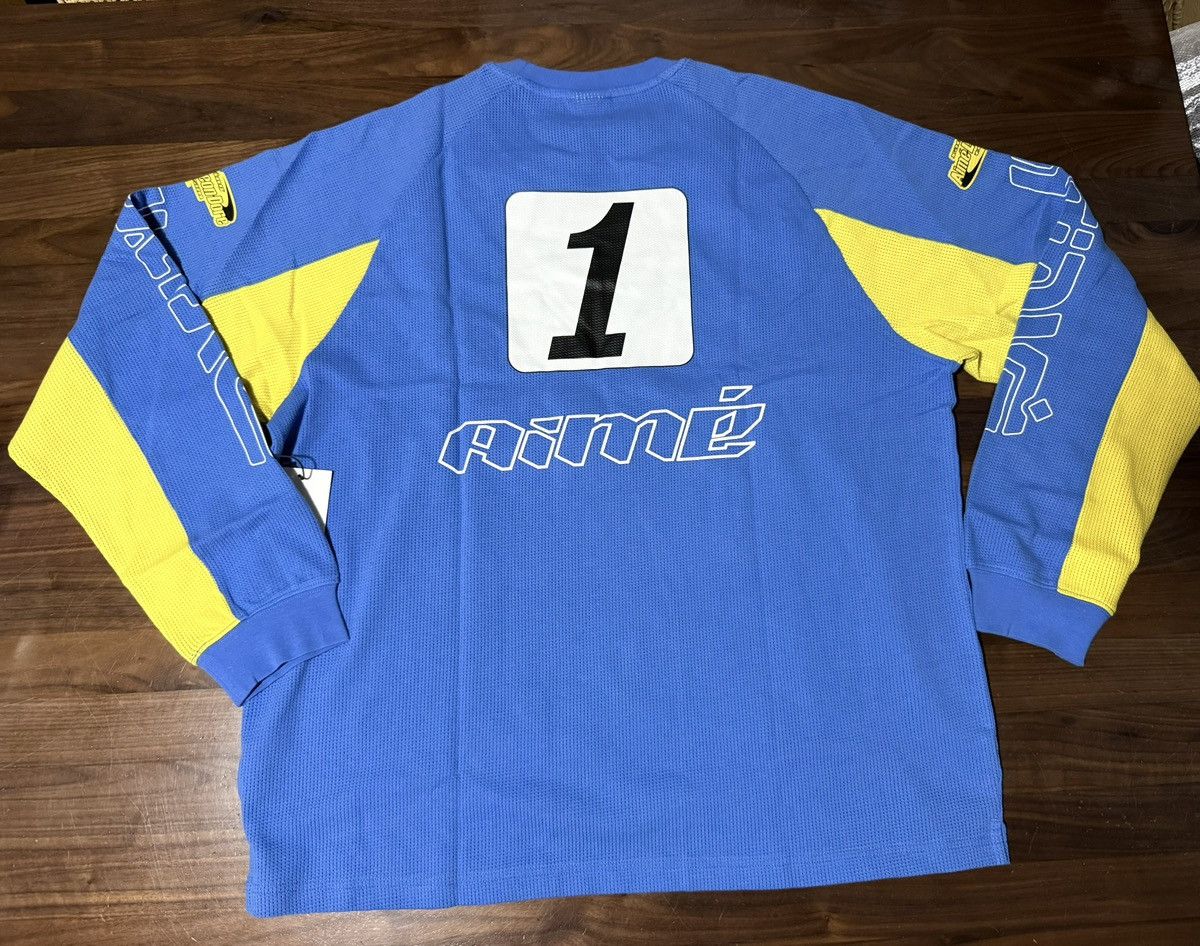 Aime Leon Dore Aime Leon Dore Long-Sleeve Mesh Waverunner Tee Blue Size XXL Size US XXL / EU 58 / 5 - 11 Thumbnail