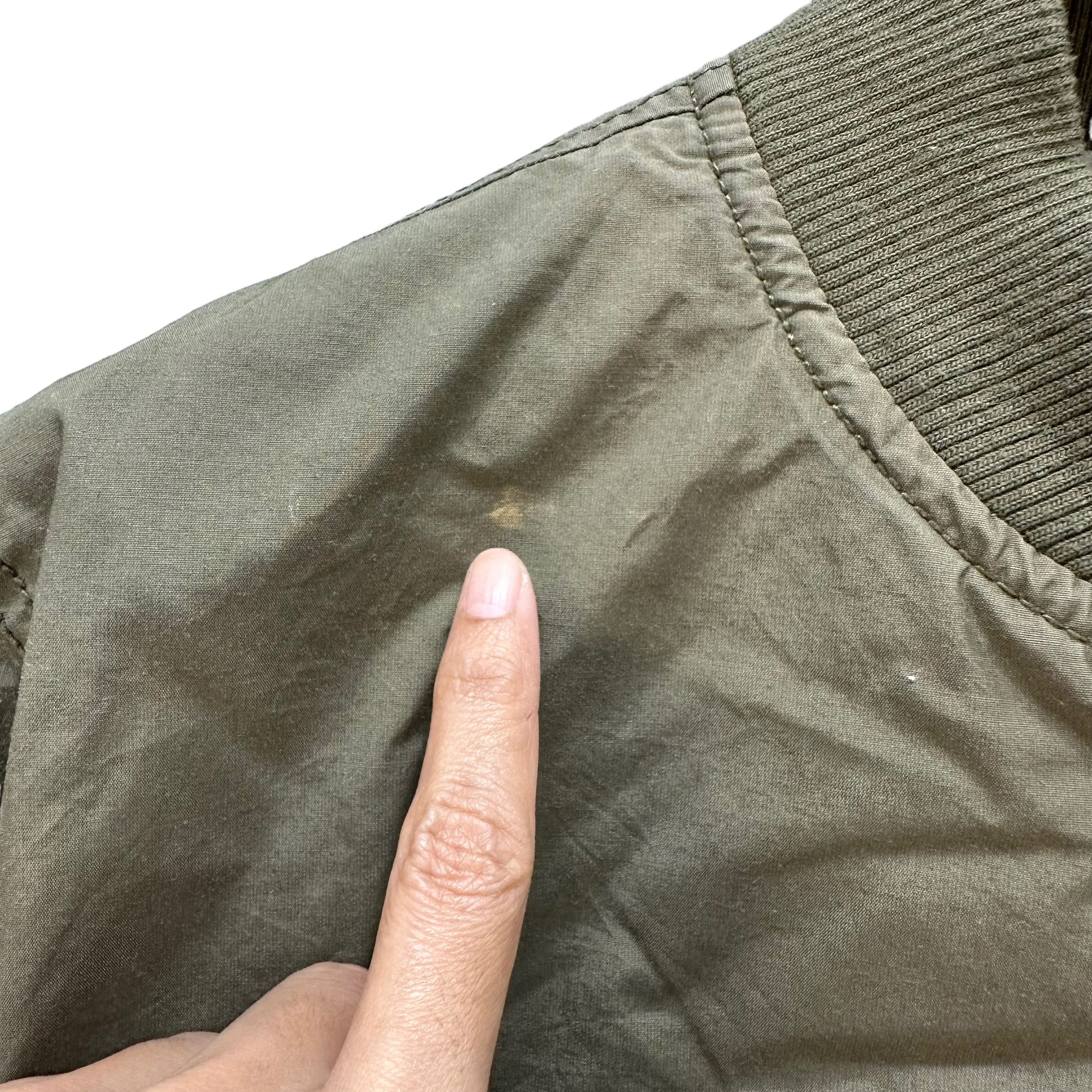 Gap Gap Olive Green Bomber Jacket #A2-0039 Size US L / EU 52-54 / 3 - 3 Thumbnail