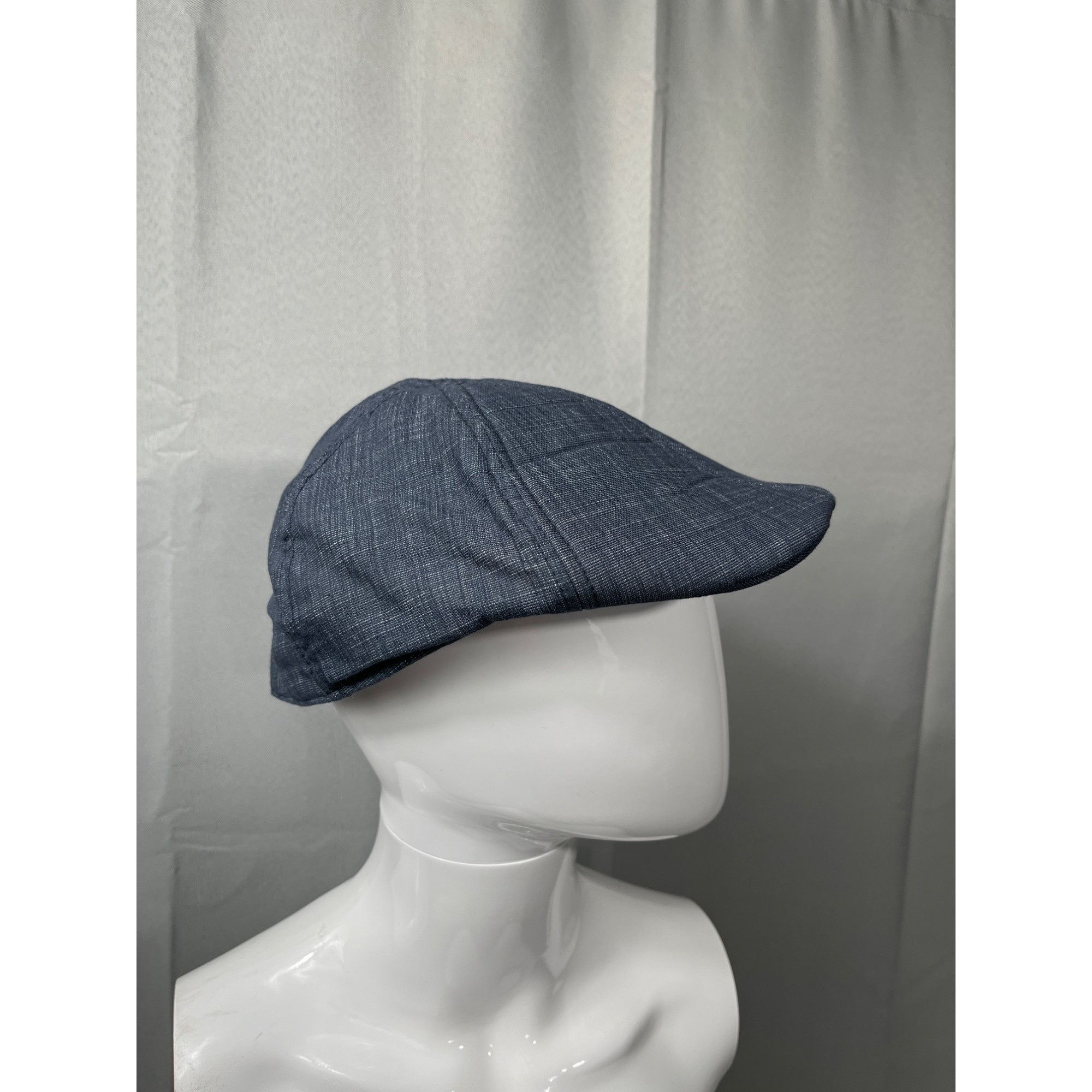 Designer D&Y Newsboy Flat Cap Classic Blue SKU 7370 Size ONE SIZE - 3 Thumbnail