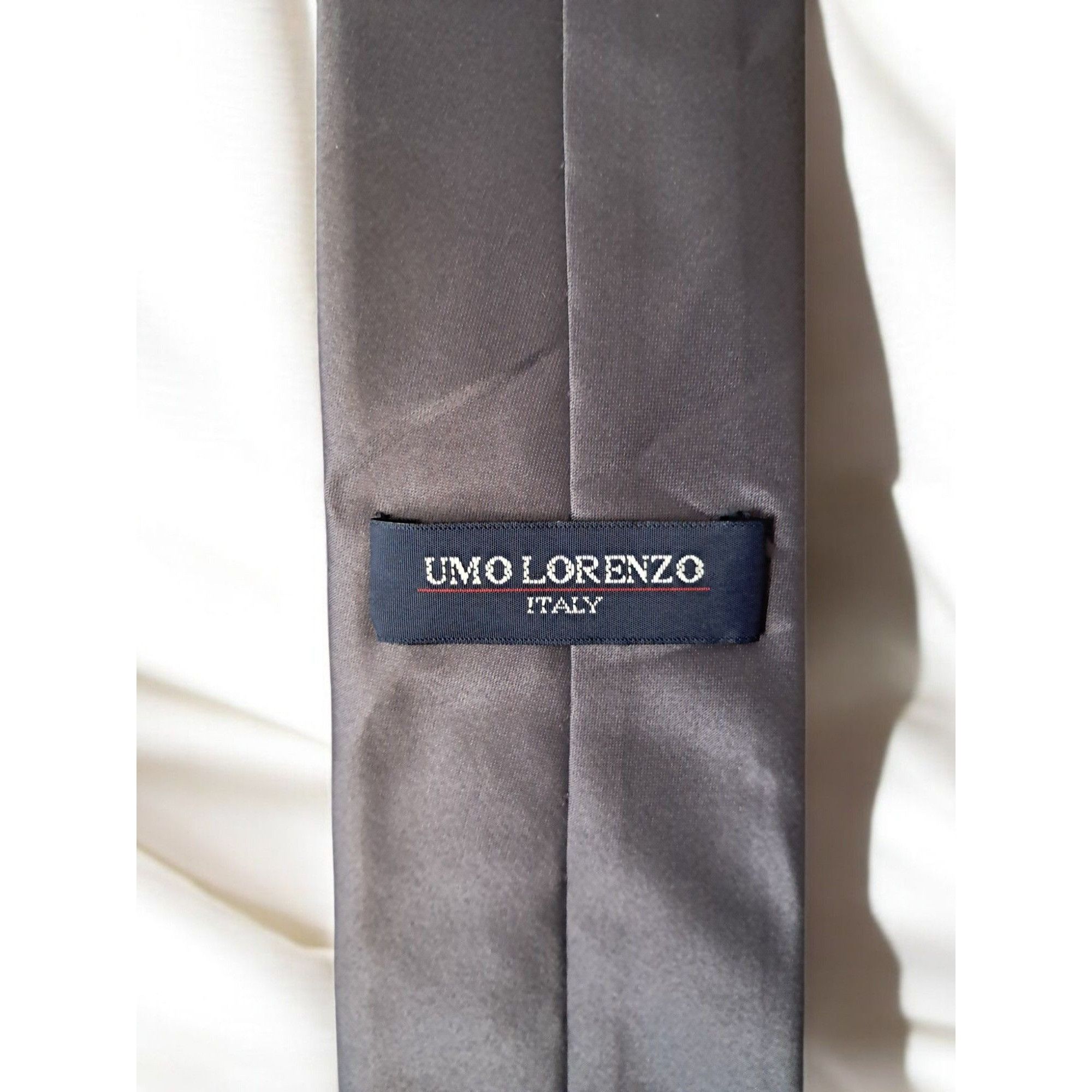 Other Umo Lorenzo Made in Italy, Gray 100% Polyester Tie. Size ONE SIZE - 4 Thumbnail