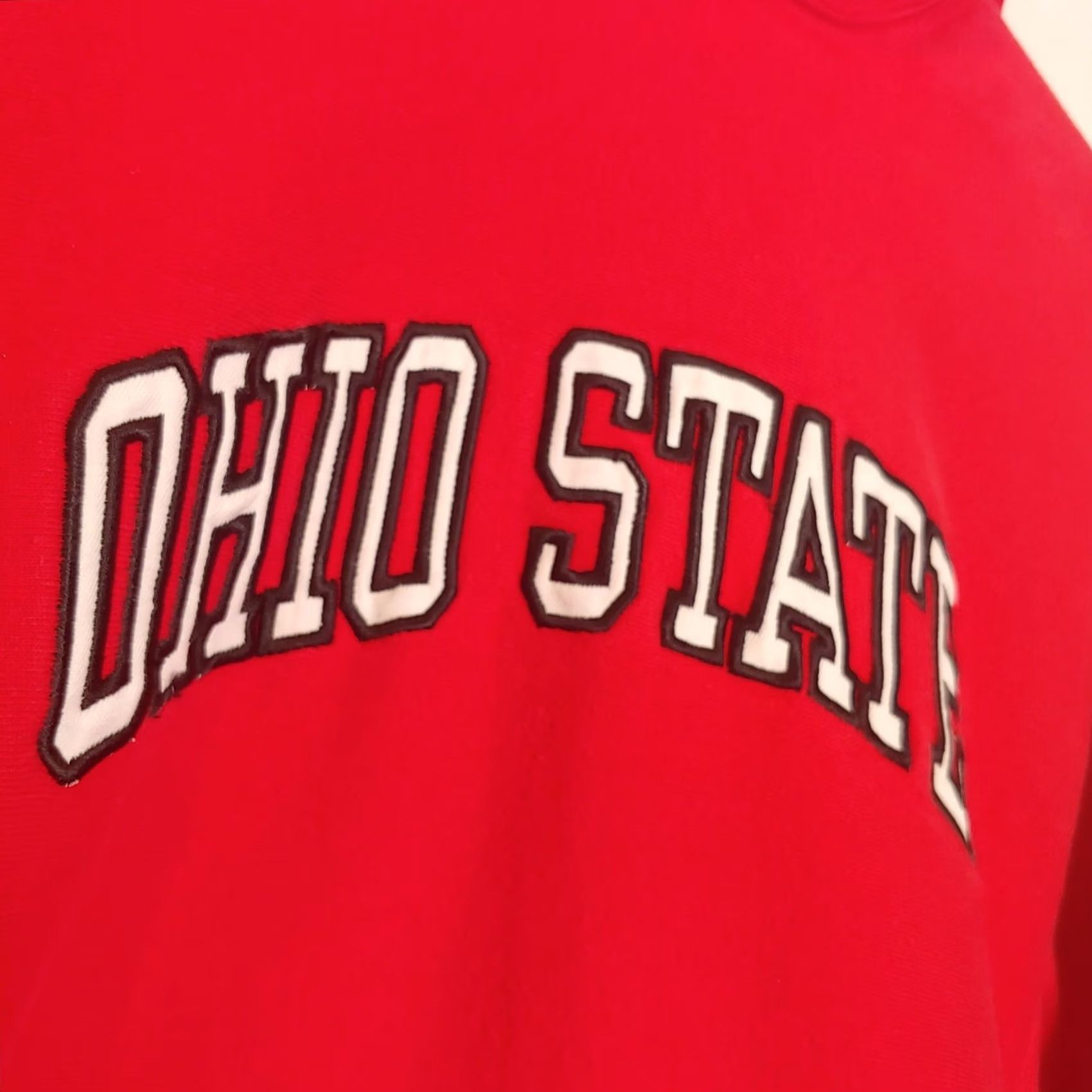Vintage OSU Buckeyes Hoodie Sweatshirt Small Steve & Barry's Red Knit Embroidered NCAA College Mens Hoodie Size US S / EU 44-46 / 1 - 5 Thumbnail