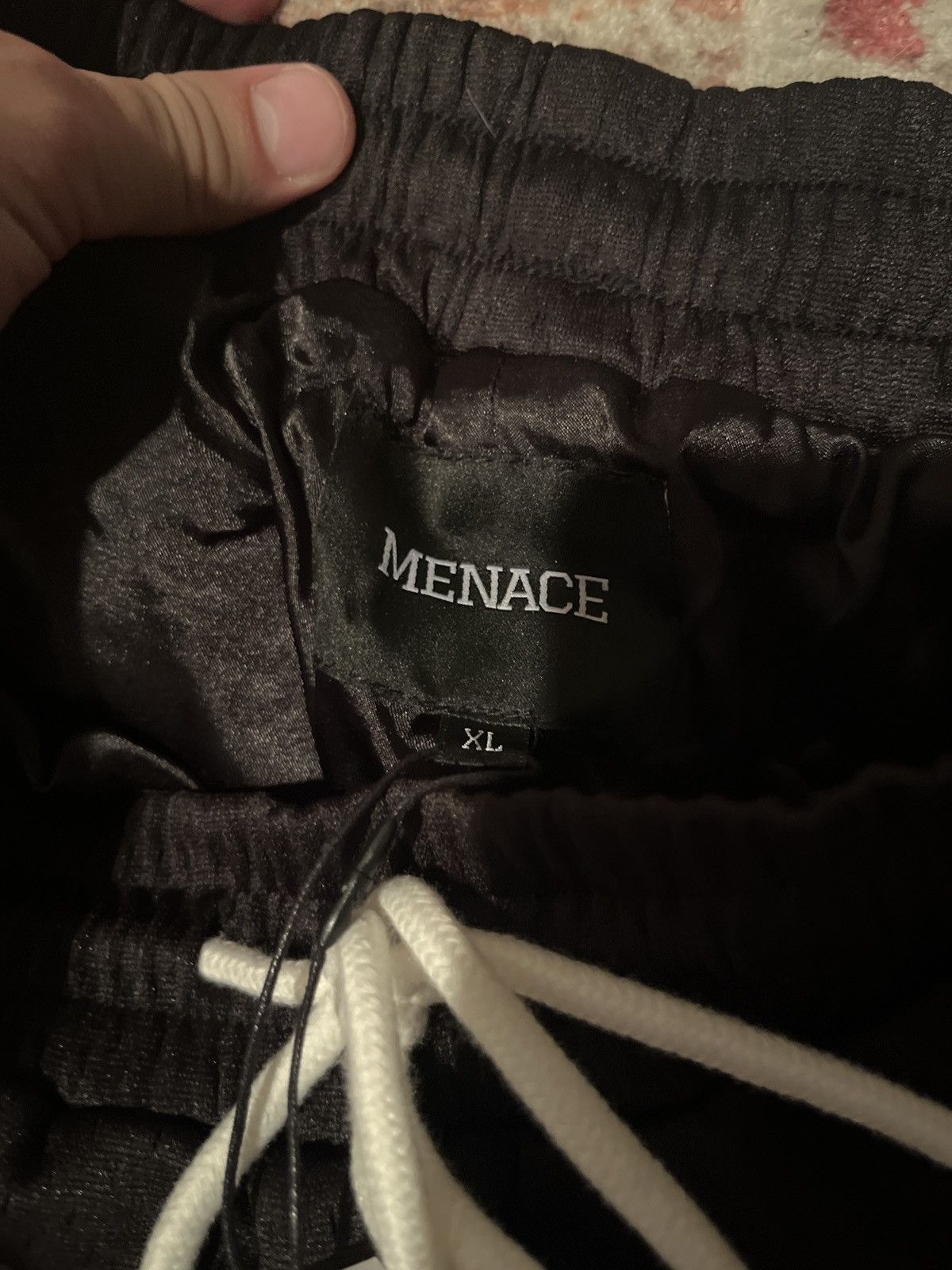 Menace Menace mesh script black shorts Size US 34 / EU 50 - 2 Thumbnail