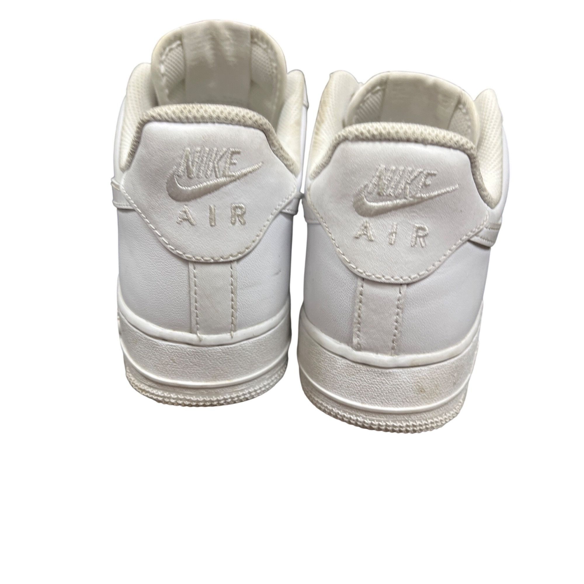 Nike Nike Air Force 1 mens white leather low top athletic sneaker Size US 9.5 / EU 42-43 - 14 Thumbnail