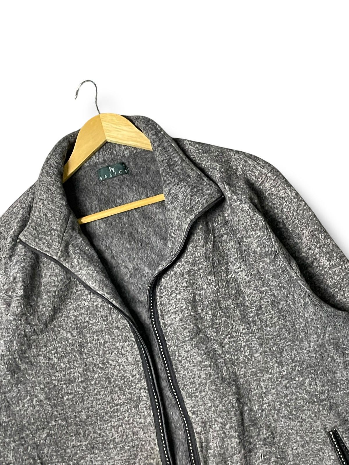 Japanese Brand × Vintage LY BASIC Brand Fleece Zipper Jacket (87) Size US L / EU 52-54 / 3 - 2 Thumbnail