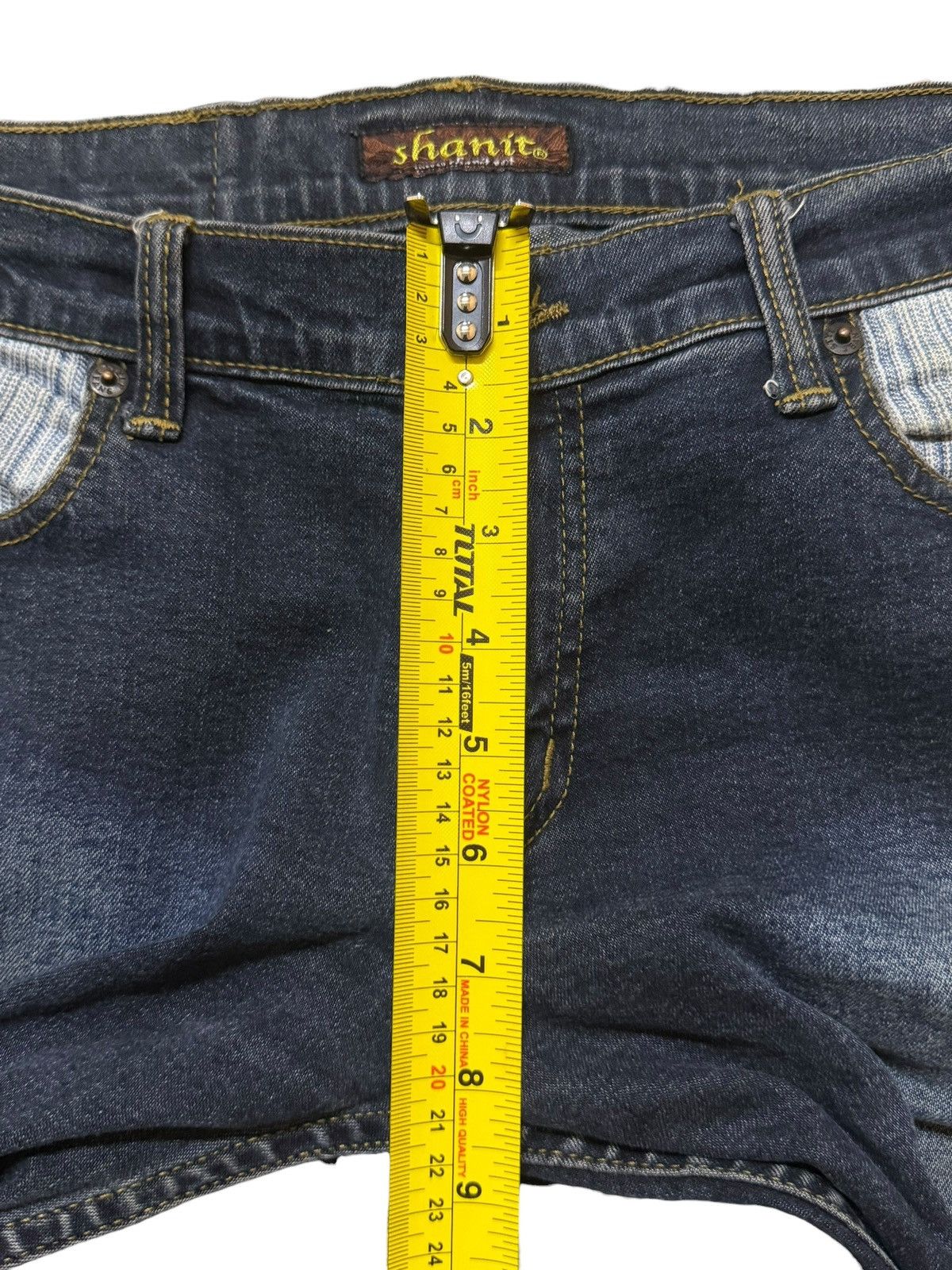 Tornado Mart Y2K Japanese Brand Blue Faded Wash Zipper Leg Flare Distress Size US 31 - 10 Thumbnail