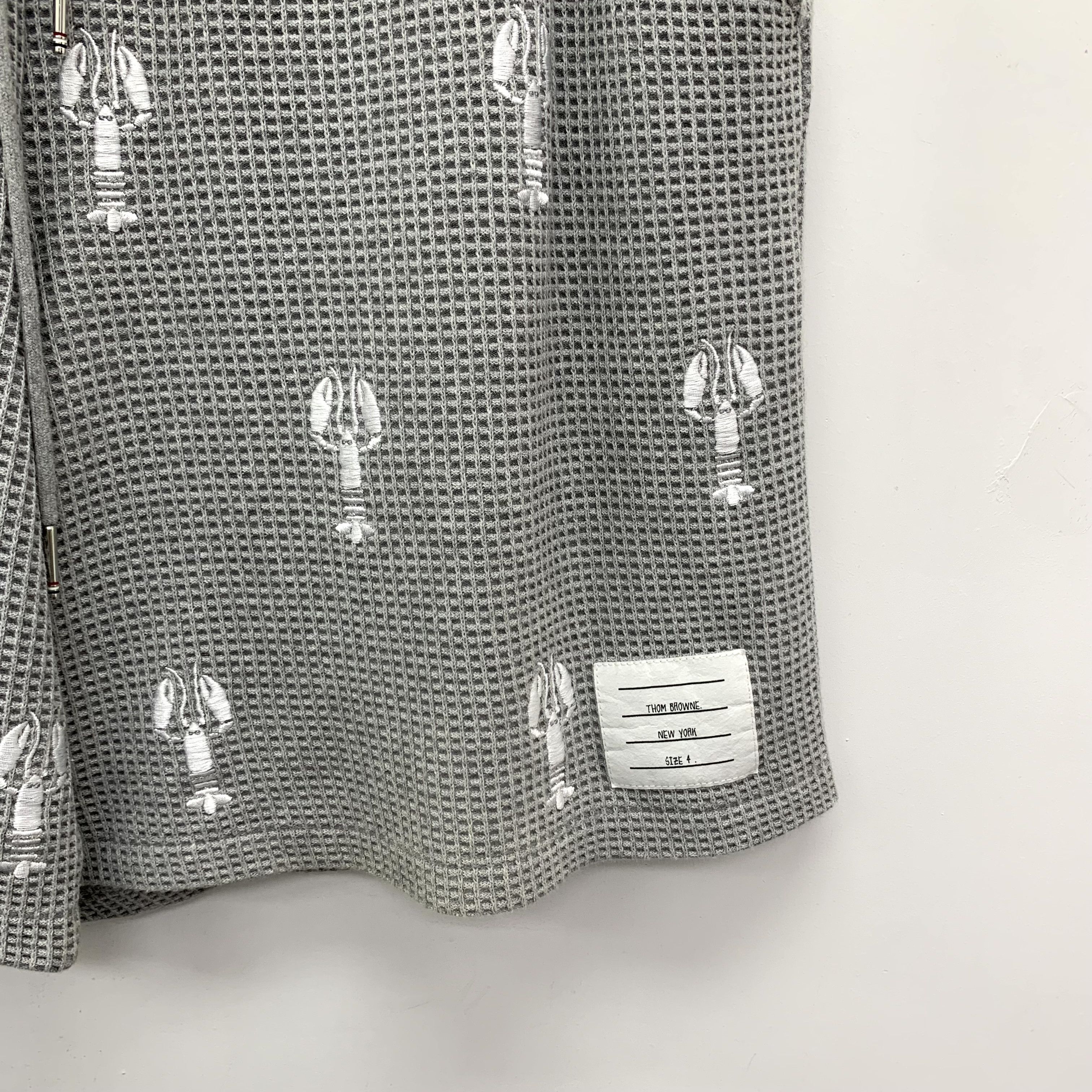 Thom Browne Thom Browne Lobster Shorts Gray (4) Size US 40 / EU 56 - 4 Thumbnail