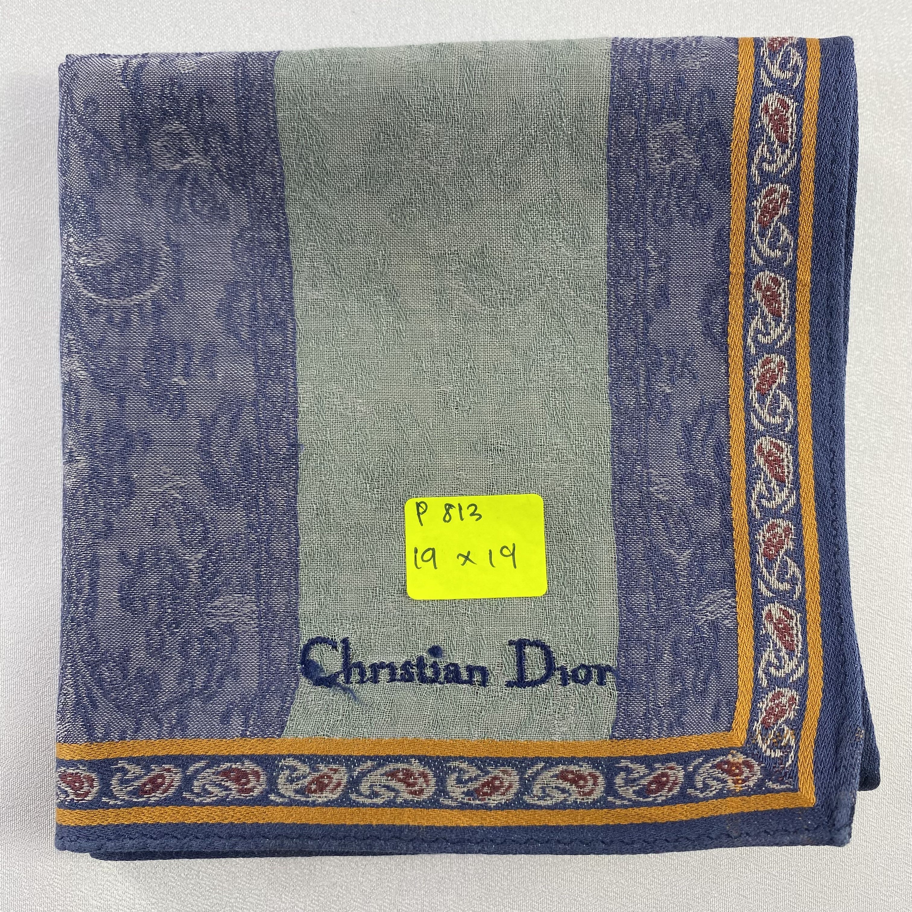 Vintage Christian Dior Monsieur Handkerchief / Neckerchief-P813 Size ONE SIZE - 5 Thumbnail