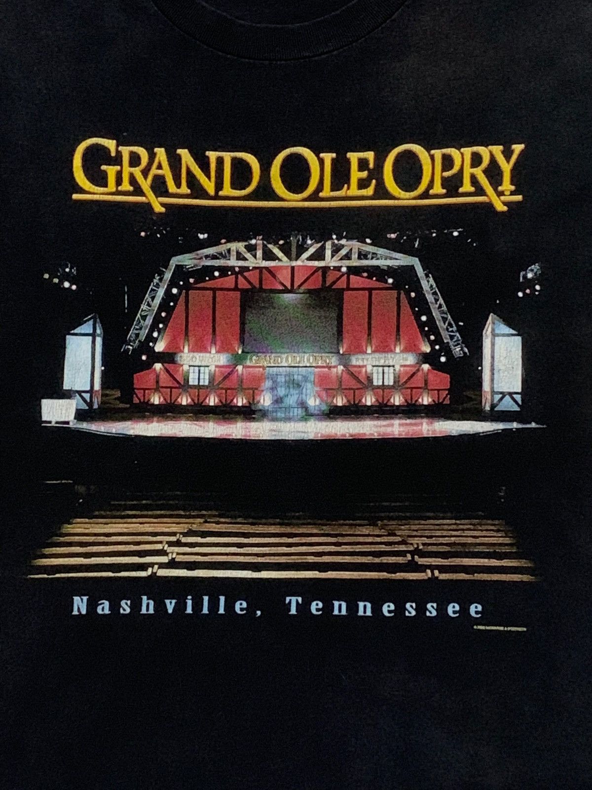 Band Tees × Vintage Vintage 2000 Grand Ole Opry Nasville, TN Sun Faded Tshirt Size US M / EU 48-50 / 2 - 8 Thumbnail