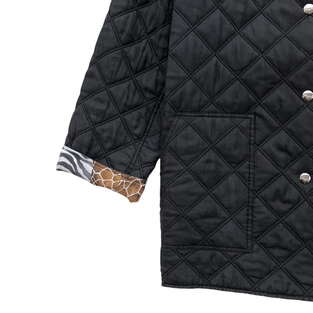 Salvatore Ferragamo Salvatore Ferragamo Multicolour Printed Quilted Jacket Size S / US 4 / IT 40 - 5 Thumbnail