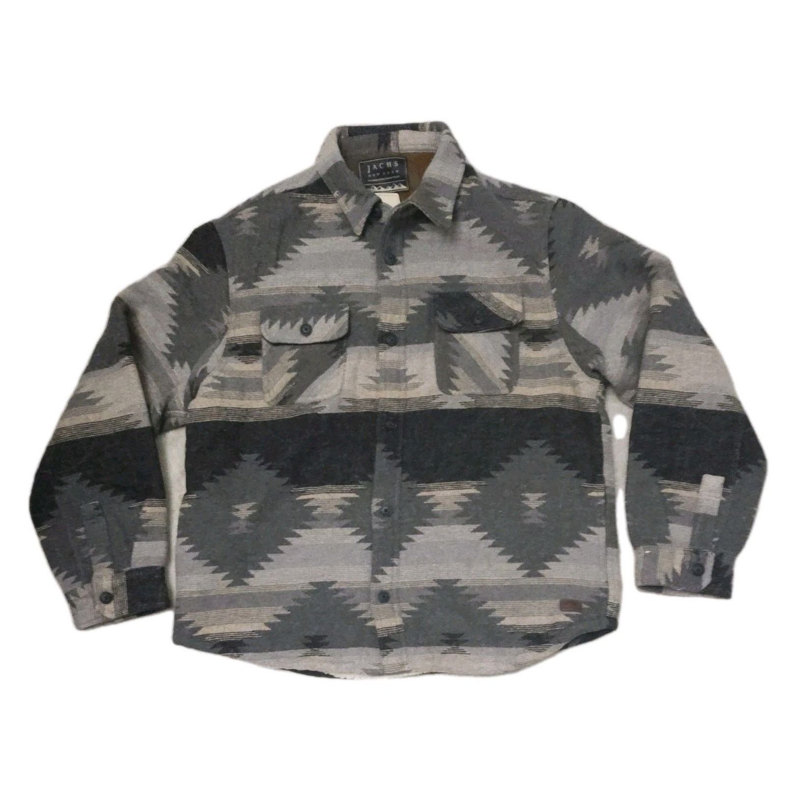 Other Jachs Mens Aztec Southwest Wool Sherpa Fleece Lined Jacket Size US XL / EU 56 / 4 - 7 Thumbnail