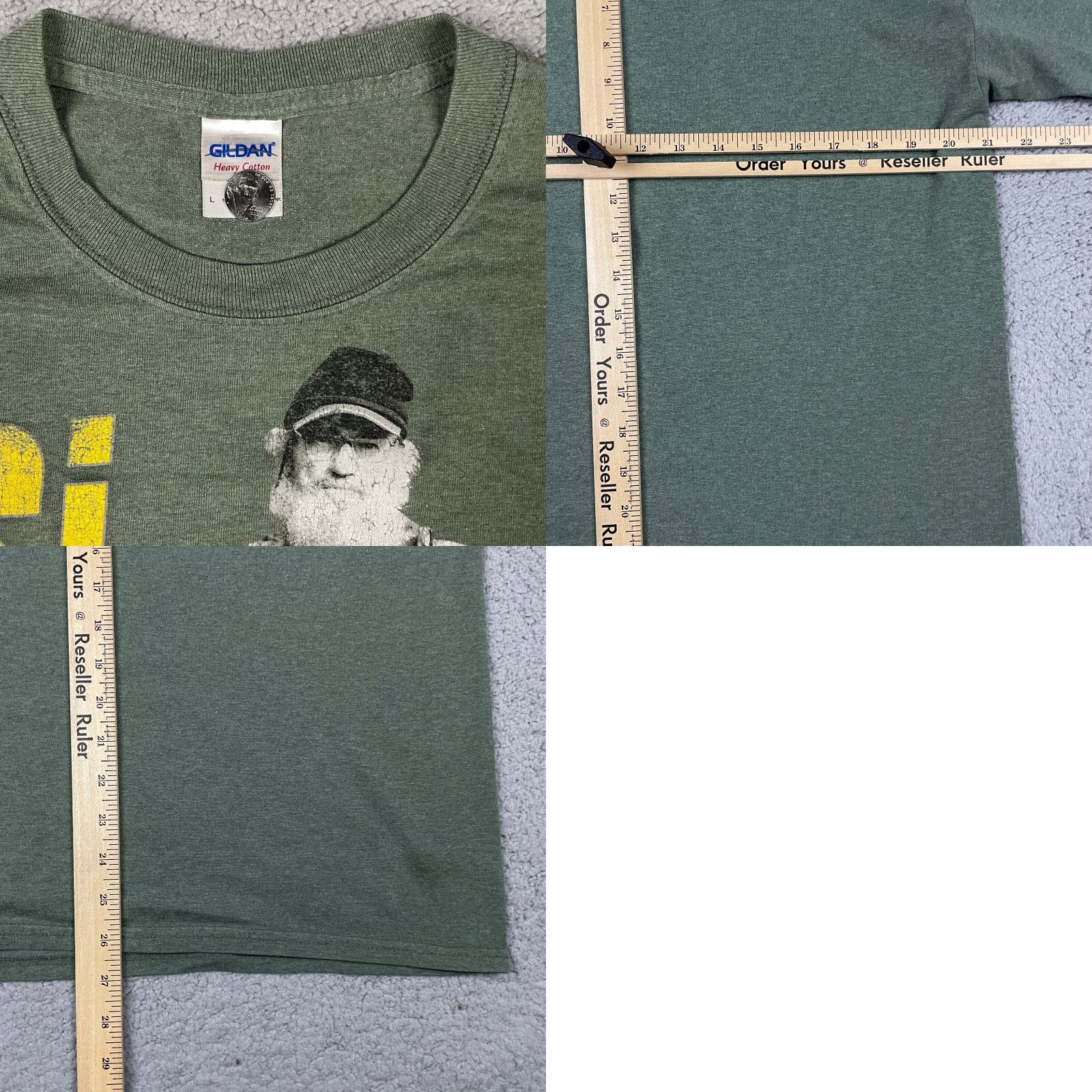 Vintage Duck Dynasty T-Shirt Men’s Large Green Logo Crew Neck Short Sleeve Graphic Tee TV Movie Disney Phil Robertson Size US L / EU 52-54 / 3 - 8 Thumbnail