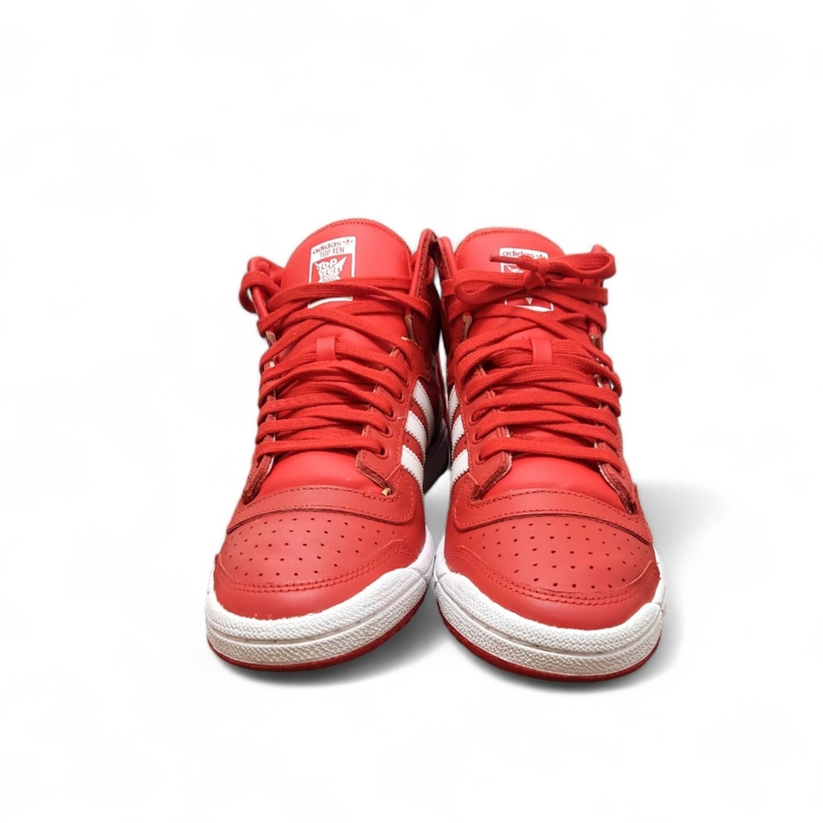 Adidas Adidas Top Ten Red/White Basketball Sneakers Men's Sz 8 Size US 8 / EU 41 - 5 Thumbnail