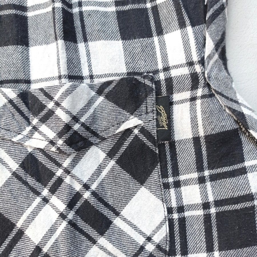 Sacai × Stussy stussy women japan plaid sleveless flannel dress Size ONE SIZE - 4 Thumbnail