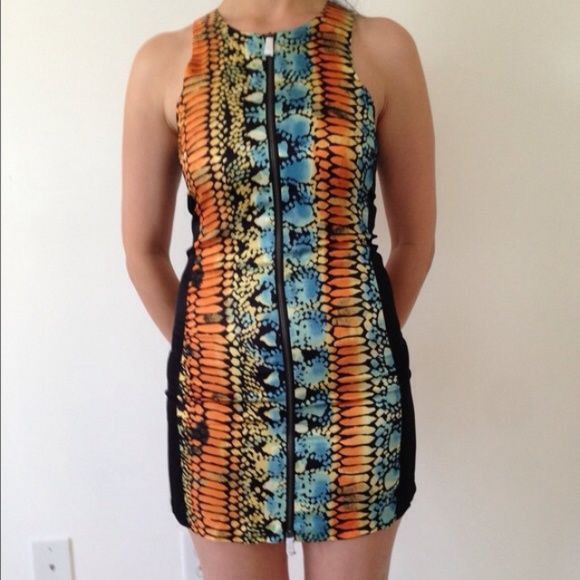 Emporio Armani × Japanese Brand Armani exchange silk snake skin dress Size S / US 4 / IT 40 - 8 Thumbnail