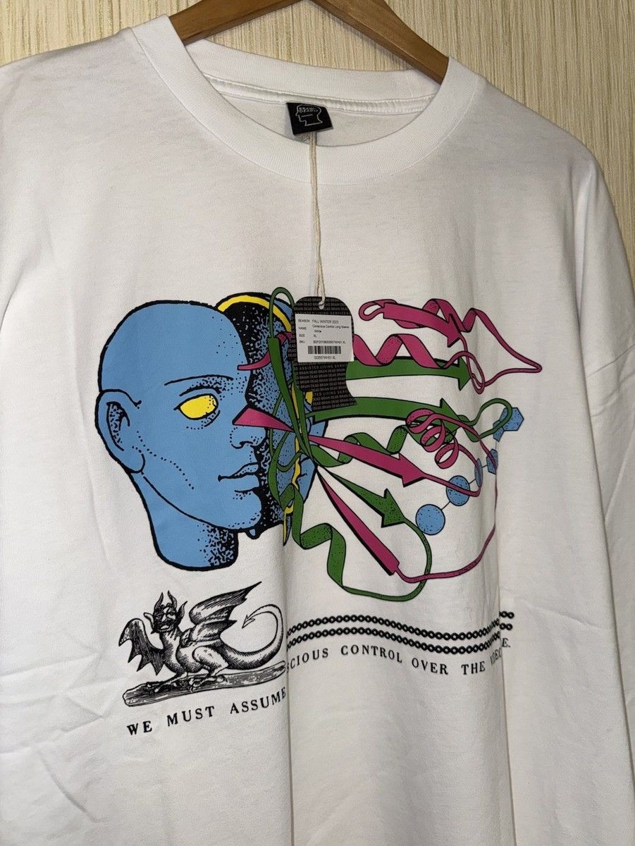 Brain Dead BRAIN DEAD Conscious Control long sleeve tee Shirt NEW Sz XL Size US XL / EU 56 / 4 - 2 Thumbnail