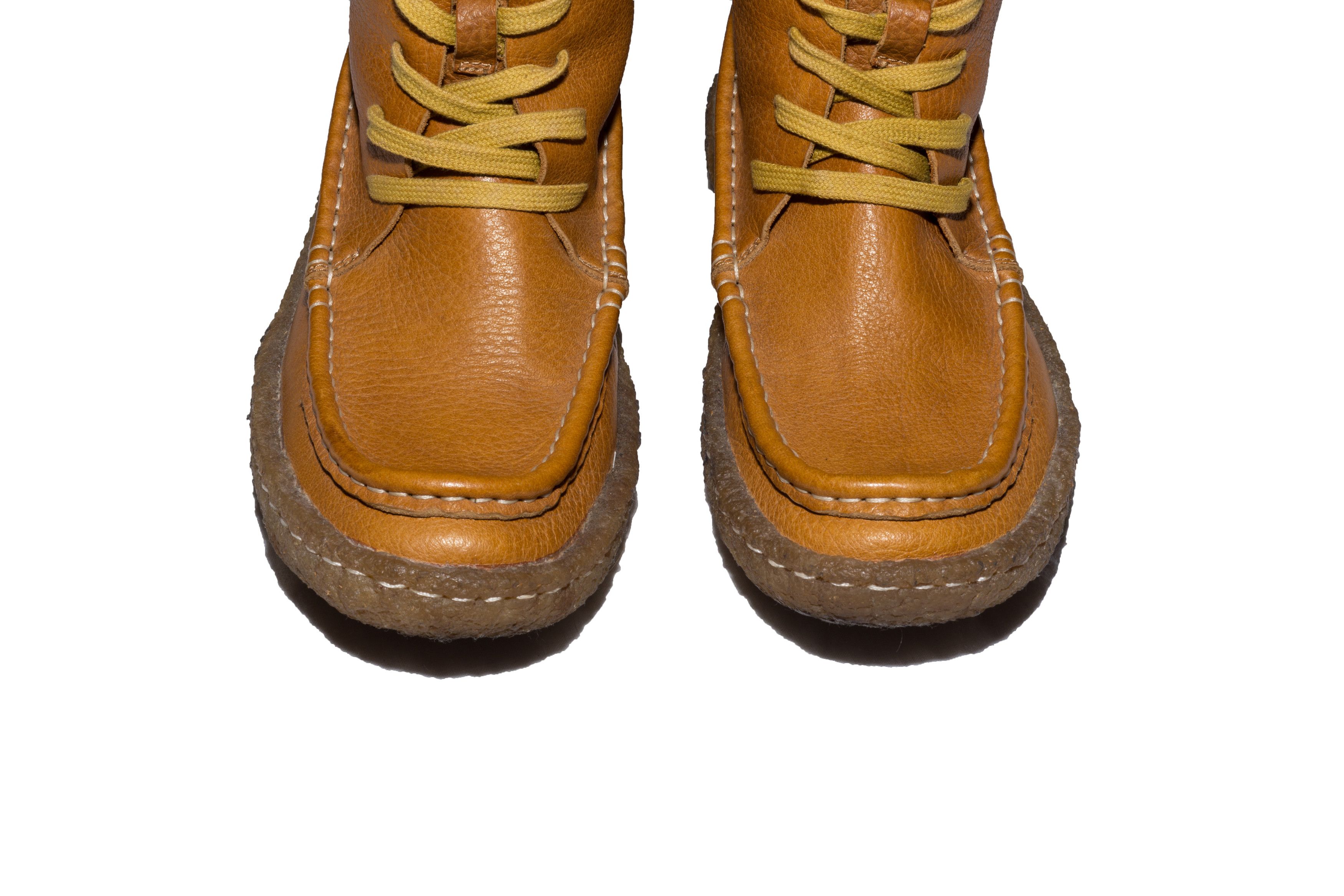 Issey Miyake LACE UP 5 HOLE MOCCASIN BOOTS Size US 6.5 / IT 36.5 - 3 Thumbnail
