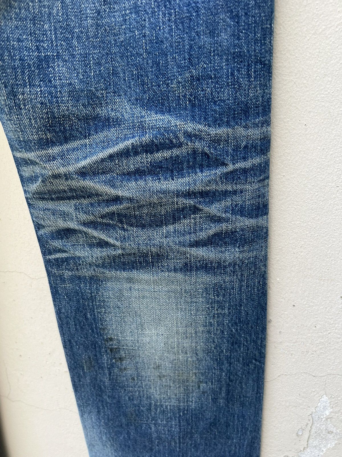 Sugar Cane Vintage Sugar Cane Japan Distress Mud Denim Selvedge Jeans Size US 30 / EU 46 - 21 Thumbnail