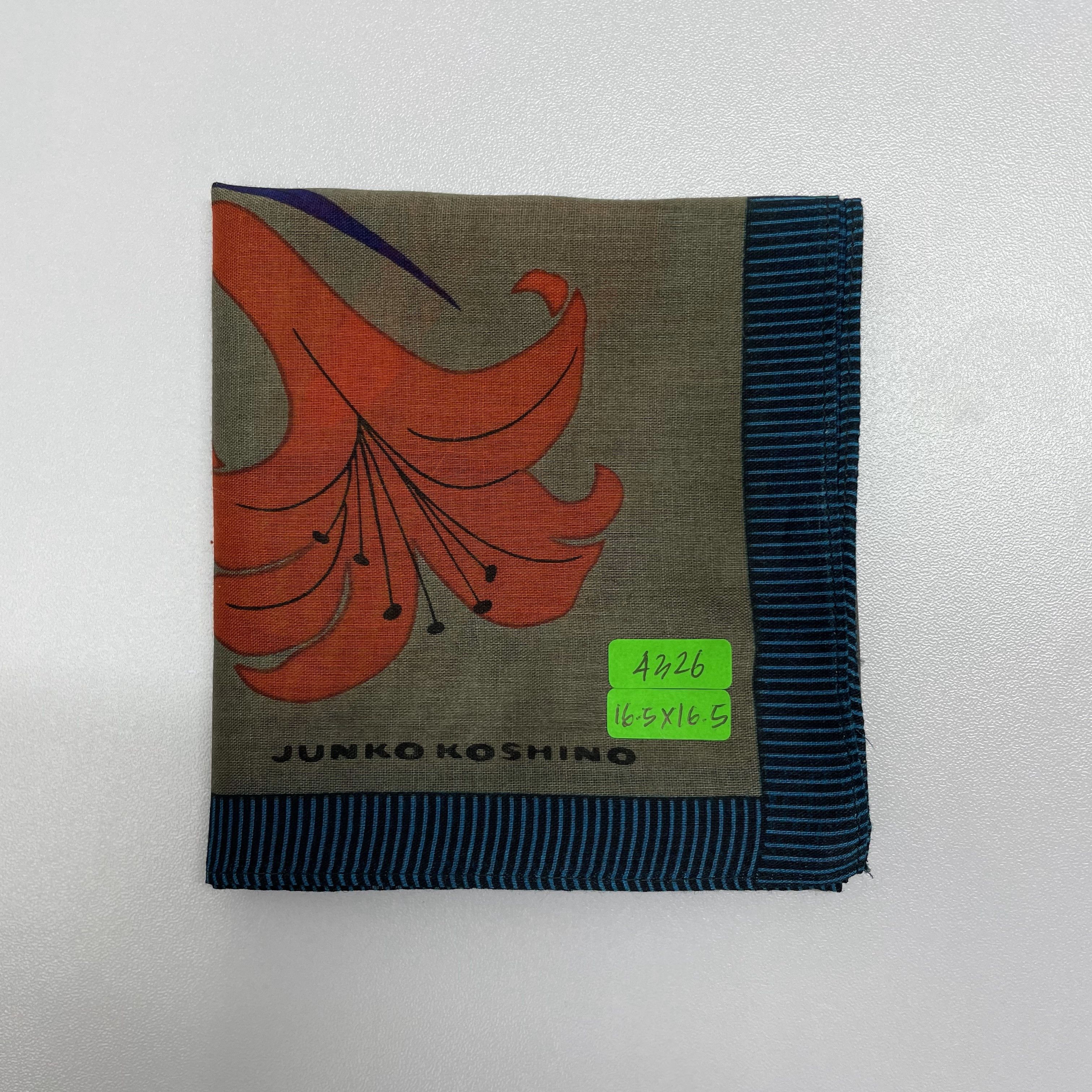 Japanese Brand Junko Koshino Handkerchief / Neckerchief / Bandana - 4326 Size ONE SIZE - 7 Thumbnail