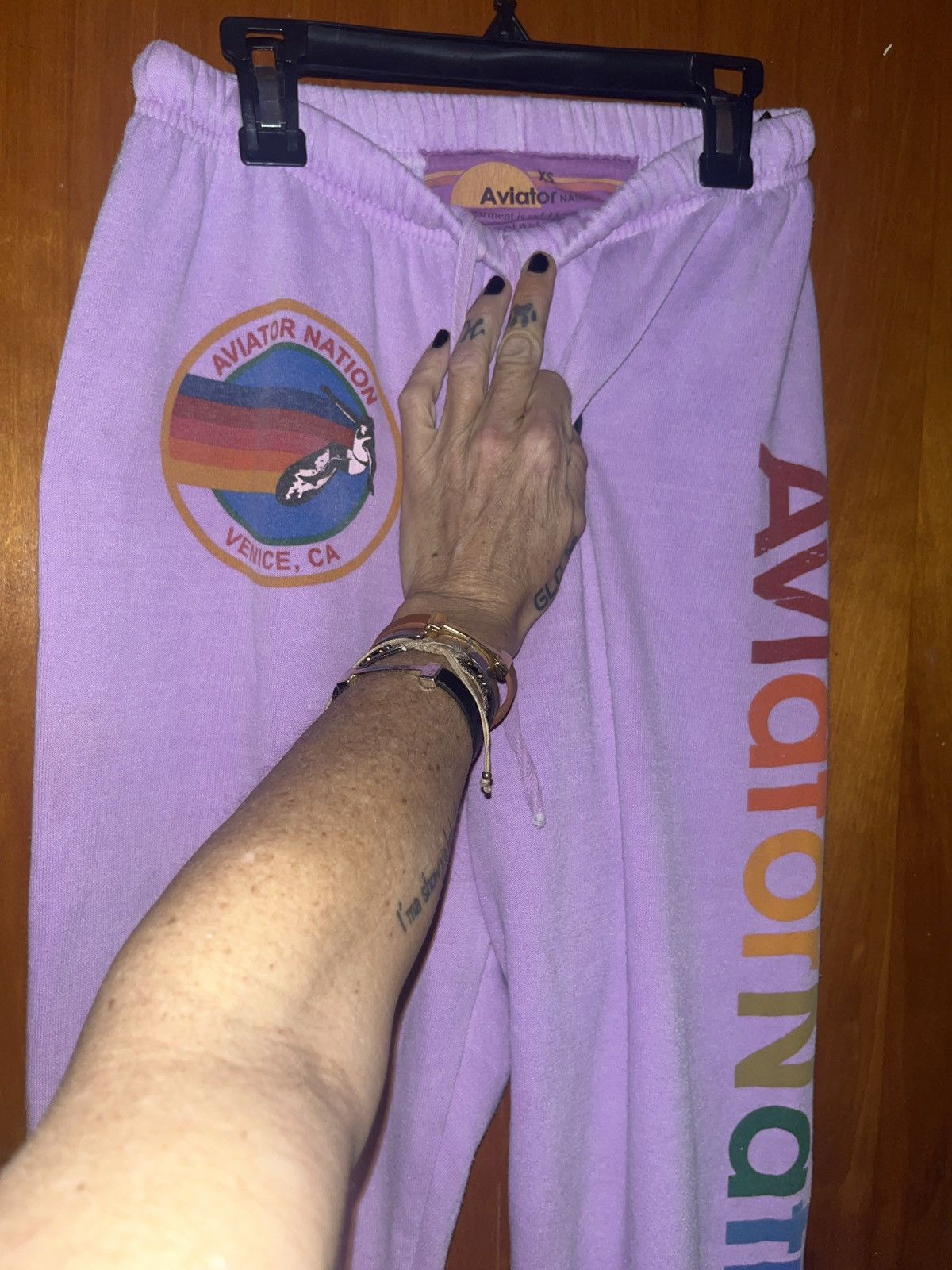 Aviator Nation Aviator Nation Lavender XS sweats Size 27" / US 4 / IT 40 - 3 Thumbnail