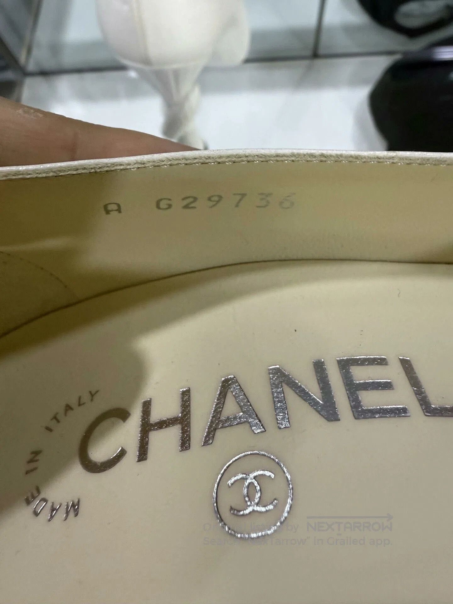 Chanel Chanel Black and White Heels Size 37.5. Size US 6.5 / IT 36.5 - 5 Thumbnail