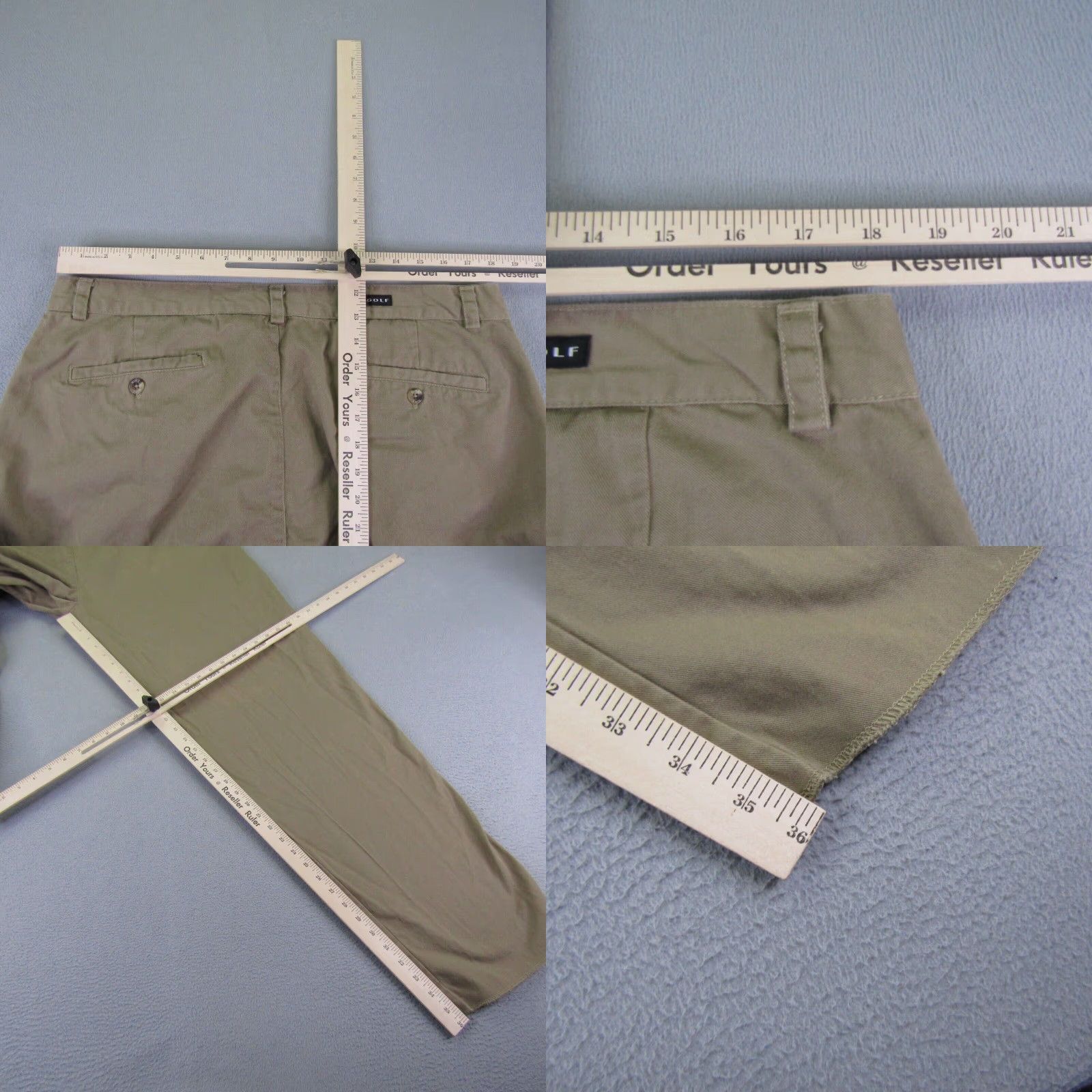 Nike VINTAGE Nike Mens Chino Pants Beige 40x36 Straight Leg Cotton Pleated Golf Sports Size US 40 / EU 56 - 8 Thumbnail