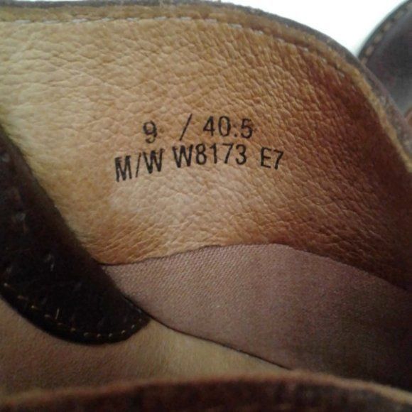 Born Born US 7 Clogs EU 40.5 Slip On Mules W8173 shoes Brown Leat Size US 7 / IT 37 - 7 Thumbnail