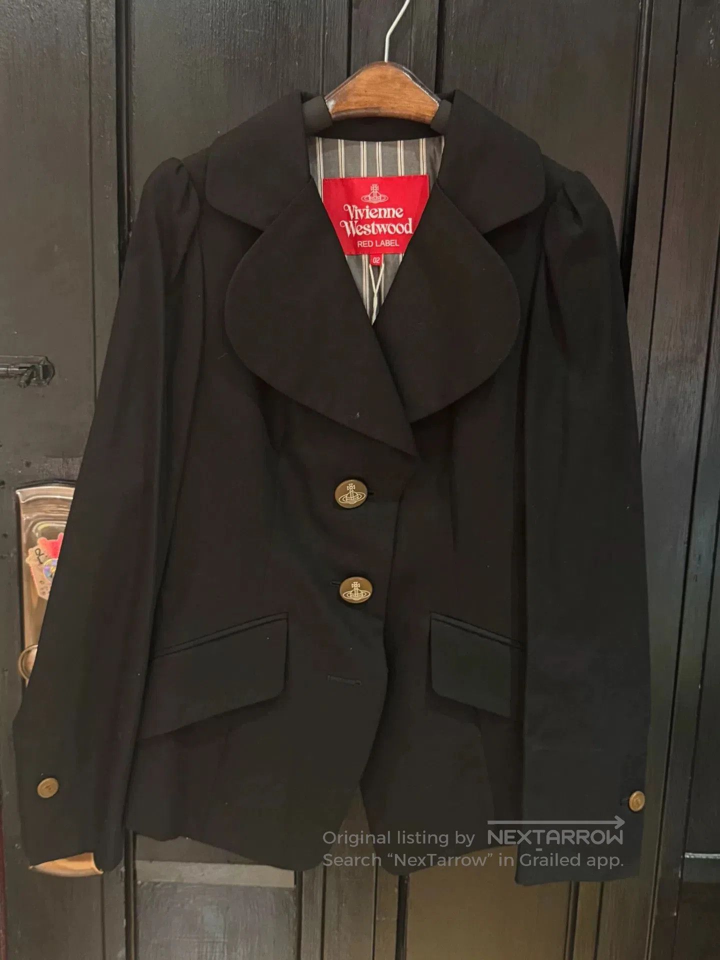 Vivienne Westwood vivienne westwood black heart collar blazer. Size S / US 4 / IT 40 - 1 Thumbnail