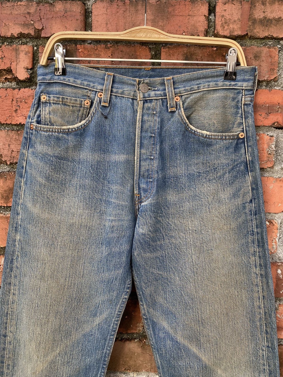 Levi's × Levi's Vintage Clothing × Vintage W31x31 vintage levi's 501 made in USA faded Size US 31 - 5 Thumbnail