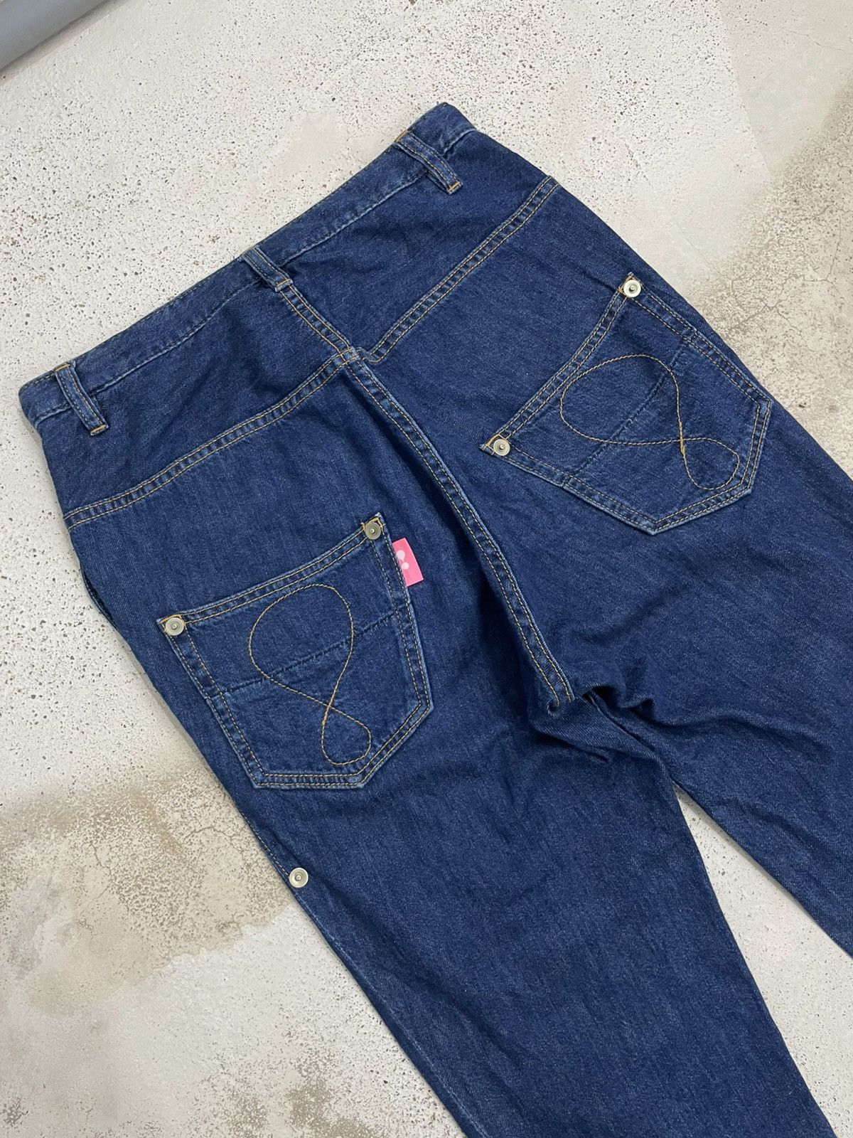 mercibeaucoup Mercibeaucoup Jevous Enprie Drop Crotch Dark Denim Size US 29 - 10 Thumbnail