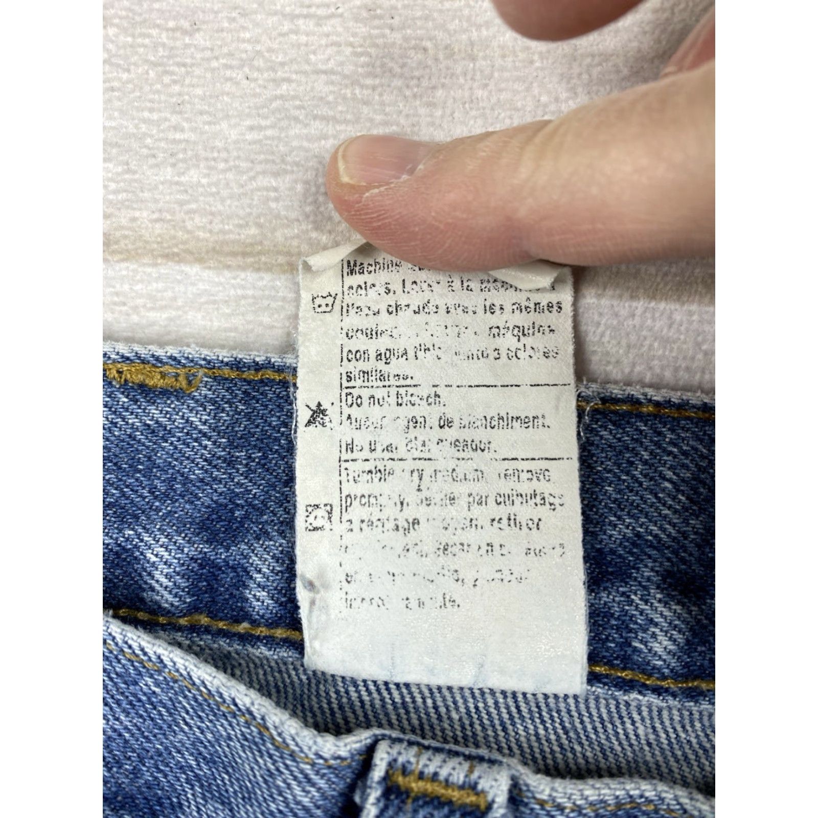 Carhartt VINTAGE Carhartt Jeans Mens 36x36 Med Wash Relaxed Fit Straight Blue Denim B460DPS Size US 36 / EU 52 - 4 Thumbnail
