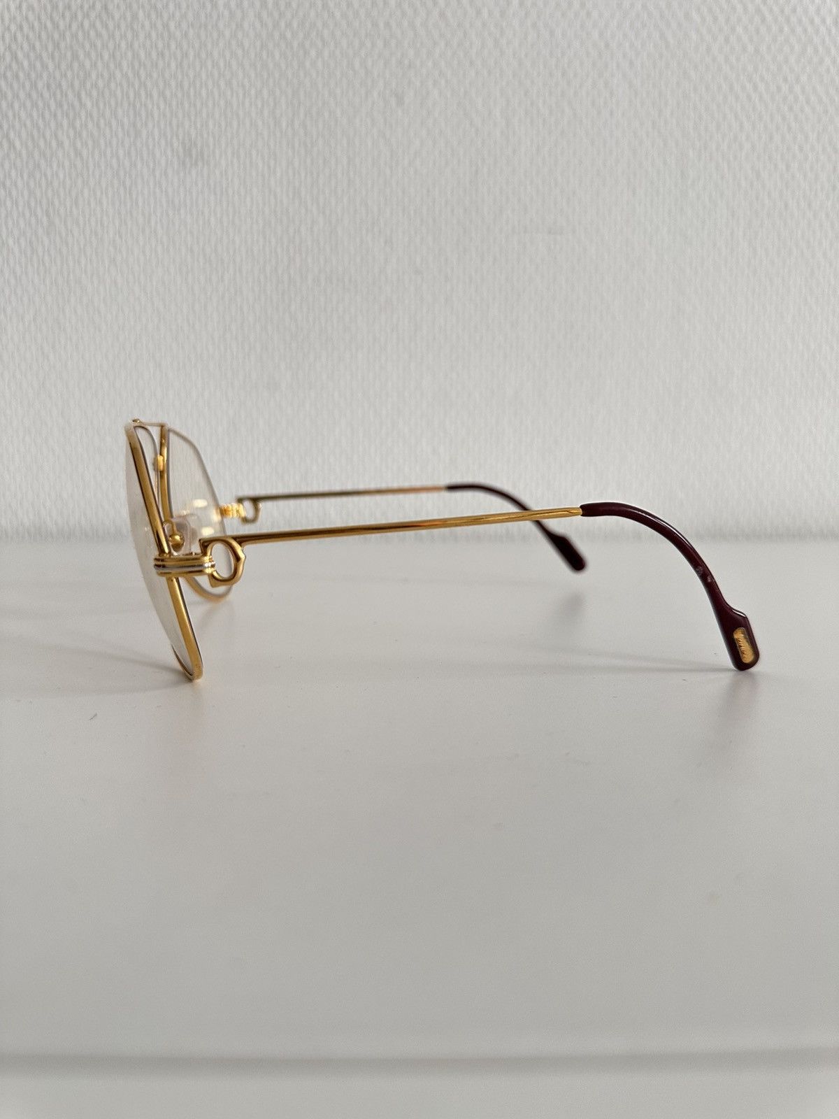 Cartier Vintage 90’s Cartier Vendome Louis 22k Gold Plated Glasses Size ONE SIZE - 2 Thumbnail
