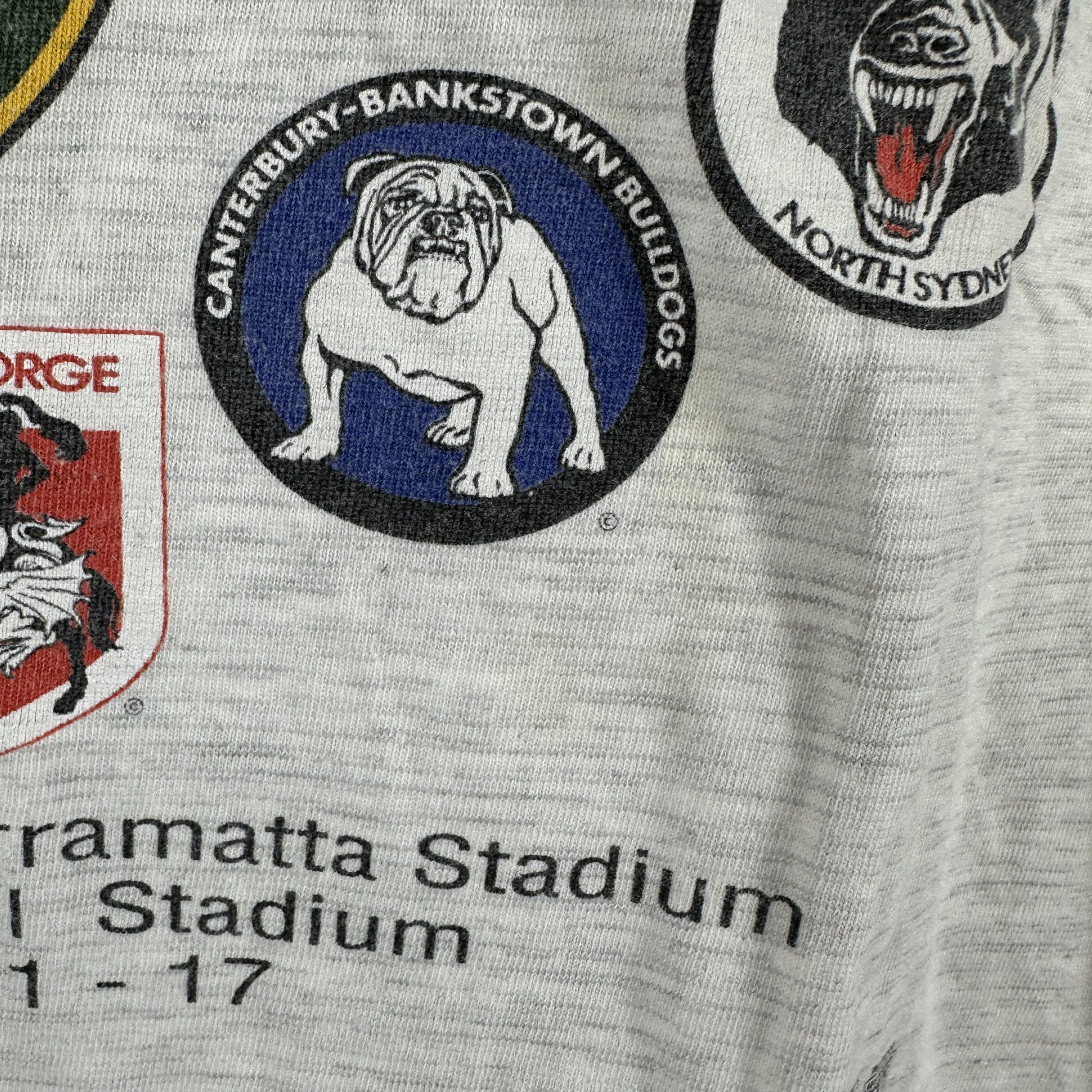 Vintage ​​​Vintage 1995 NRL Winfield Cup Rugby Final Eight T-shirt Size US M / EU 48-50 / 2 - 5 Thumbnail