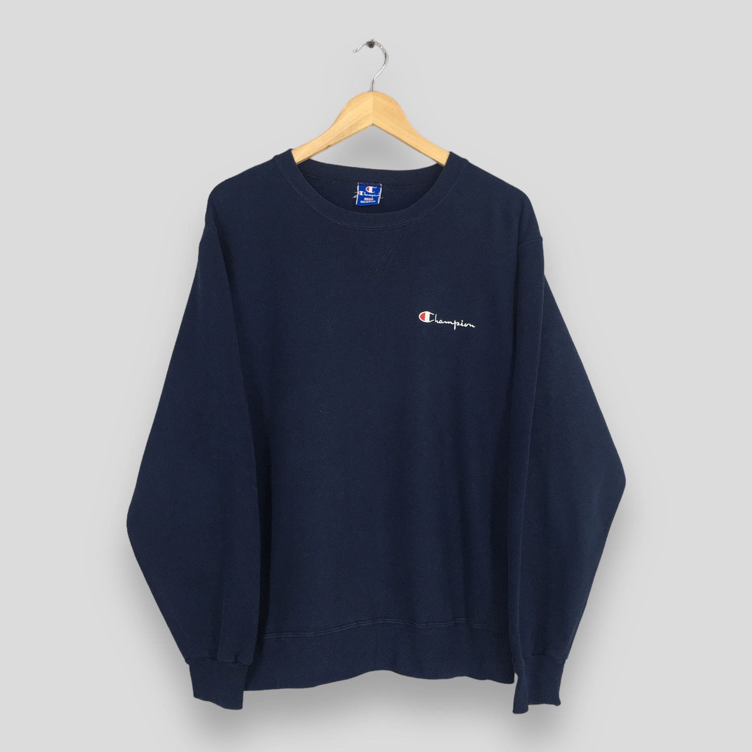 Champion × Vintage Vintage 90s Champion Sportswear Blue Sweatshirt Large Size US L / EU 52-54 / 3 - 1 Thumbnail
