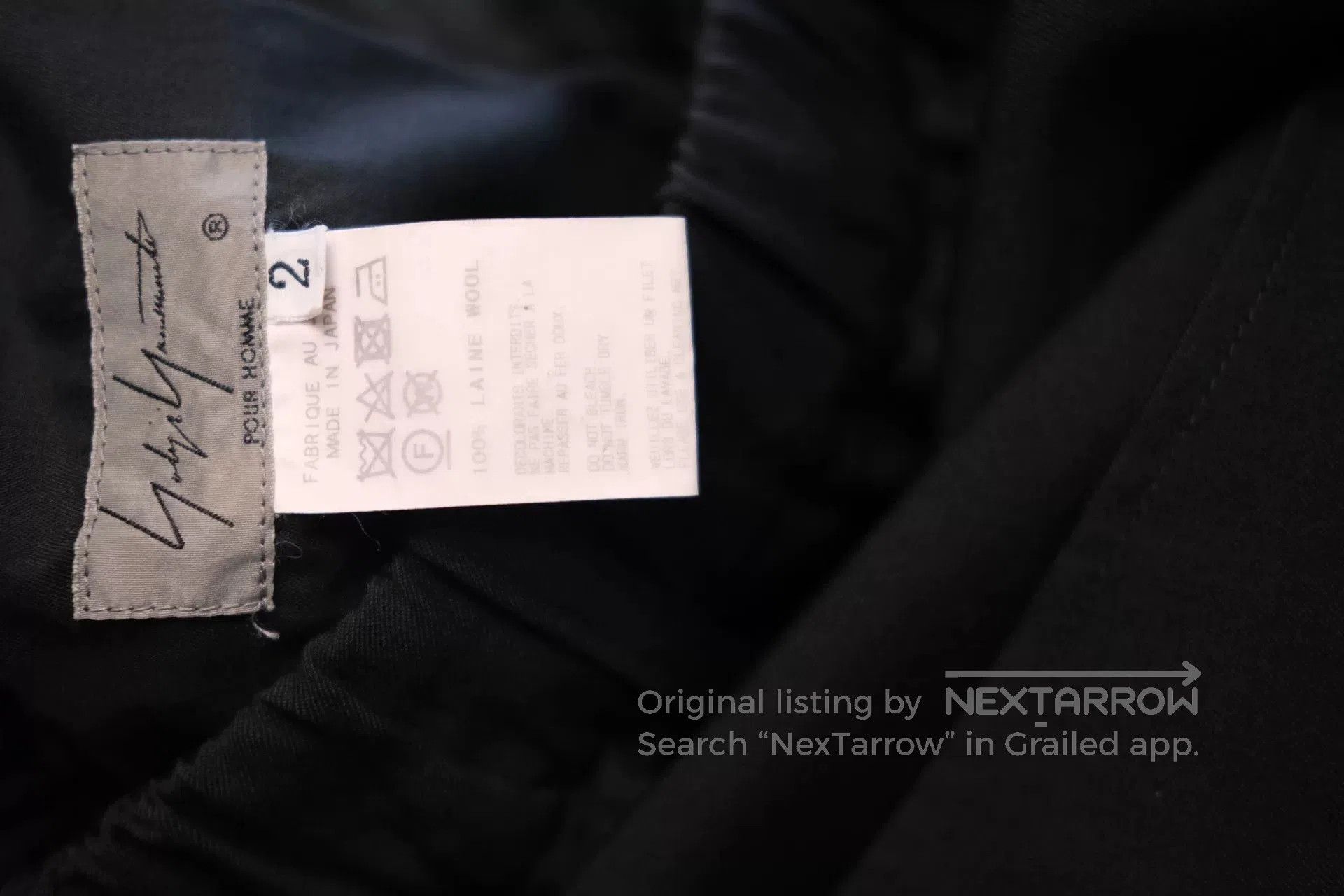 Yohji Yamamoto Yohji Yamamoto Wool Pants Stylish Versatility. Size US 28 / EU 44 - 6 Thumbnail