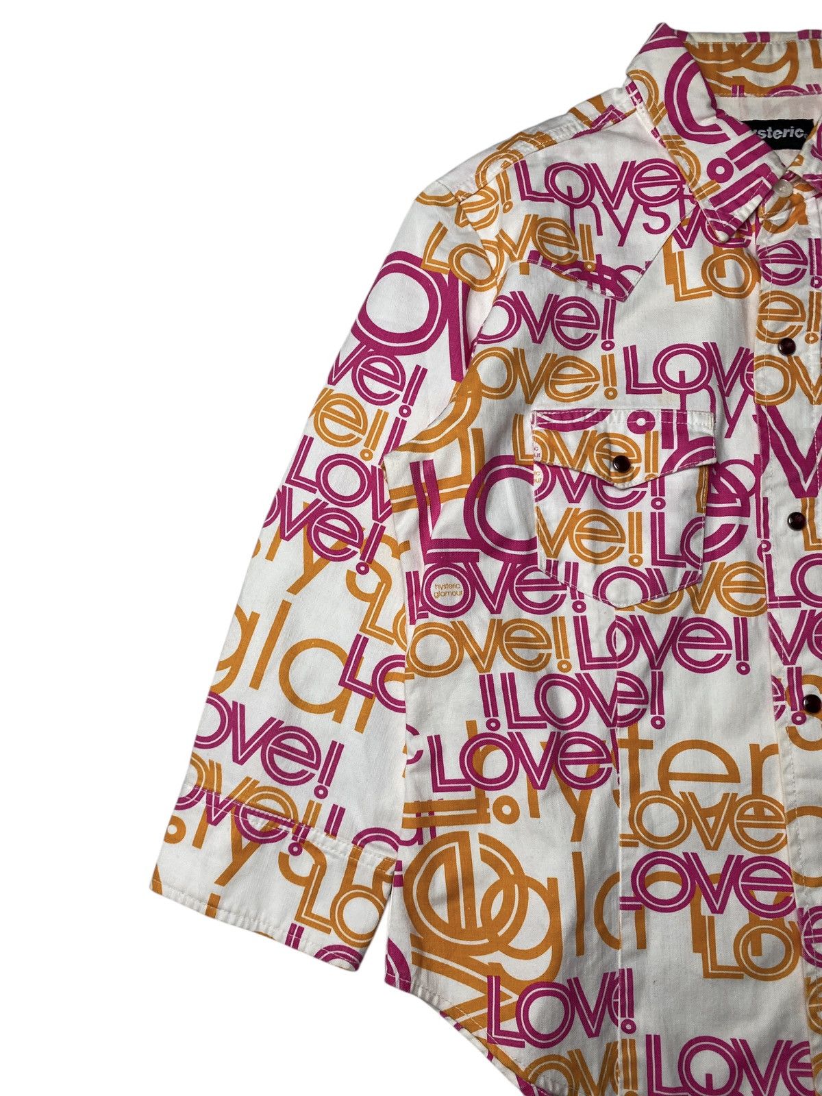 Hysteric Glamour 2000's Hysteric Glamour Love Shirts Size US S / EU 44-46 / 1 - 7 Thumbnail